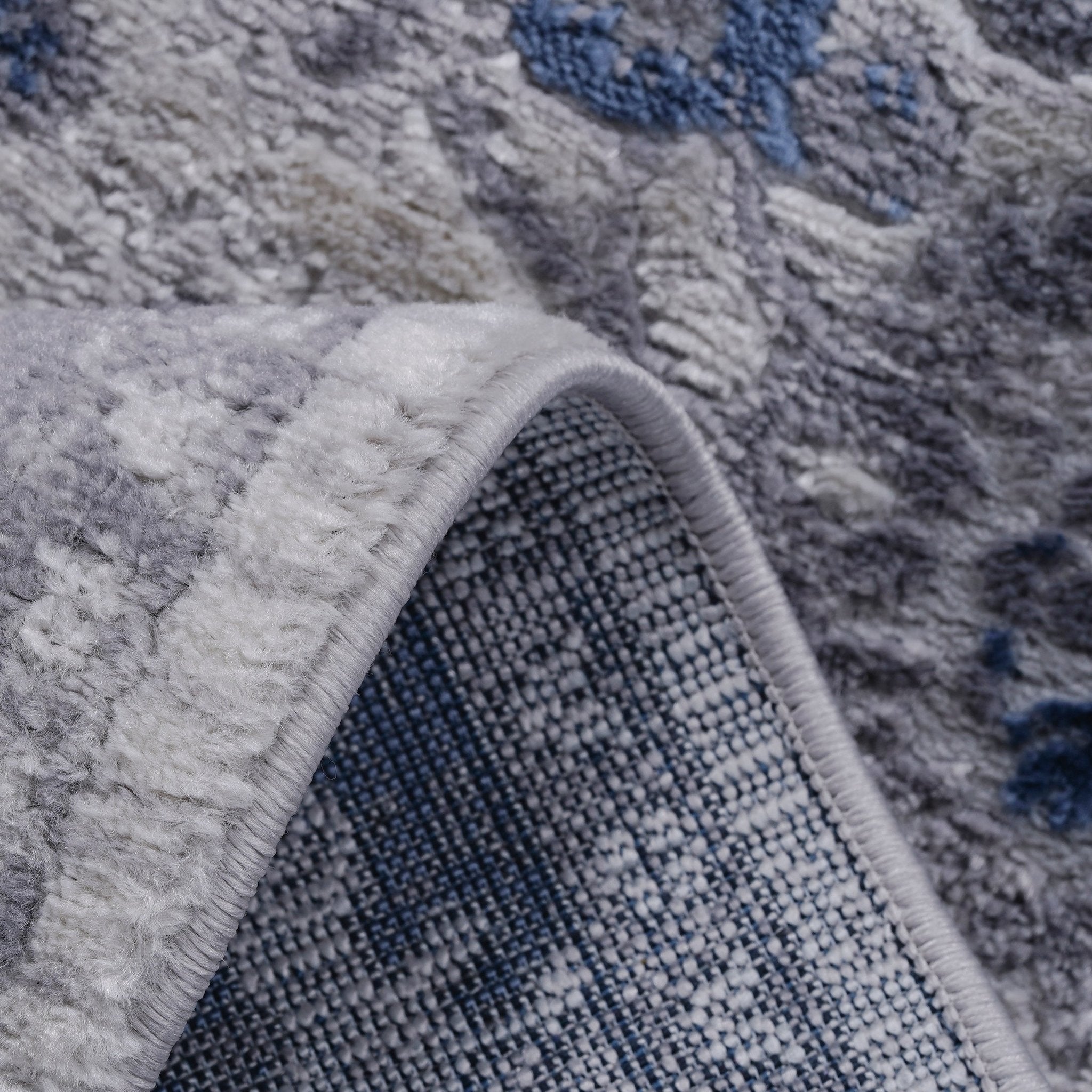 Marfi Blue-Silver Runner Rug 2'2'' x 8'
