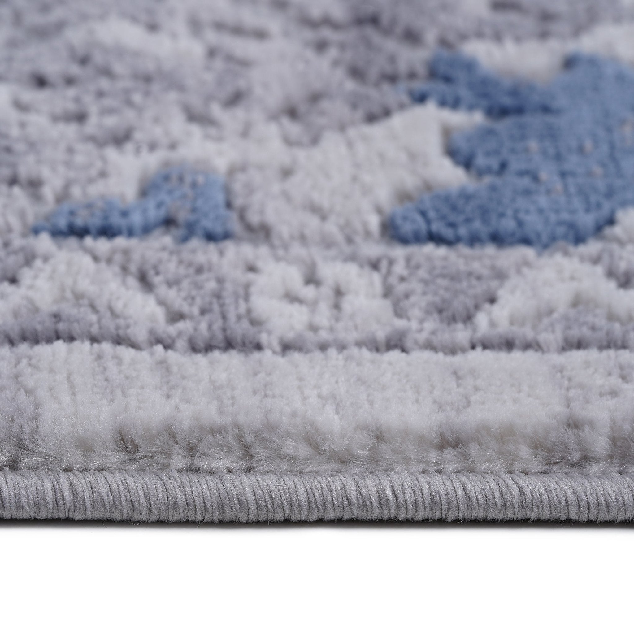 Marfi Blue - Silver Rug Size 6'7''x 9'