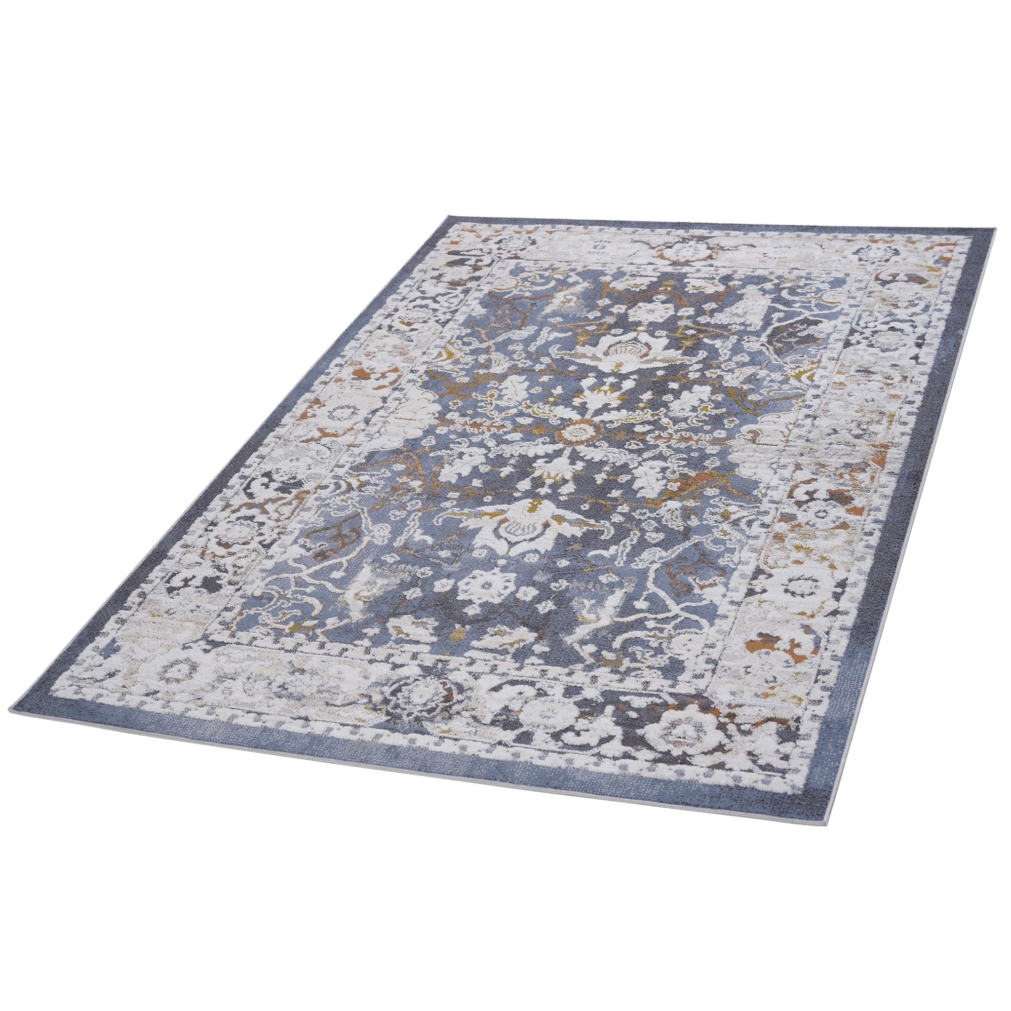 Payas Blue Rug Size 6'7'' x 9'
