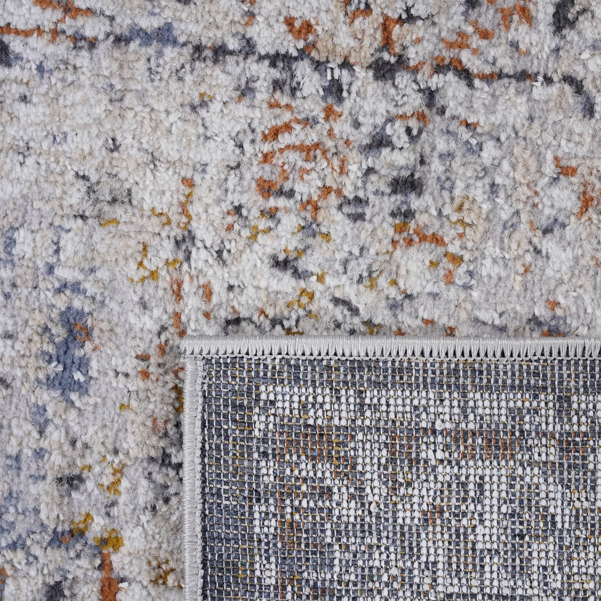 Payas Ivory - Grey Runner Rug Size 2'2'' x 8'