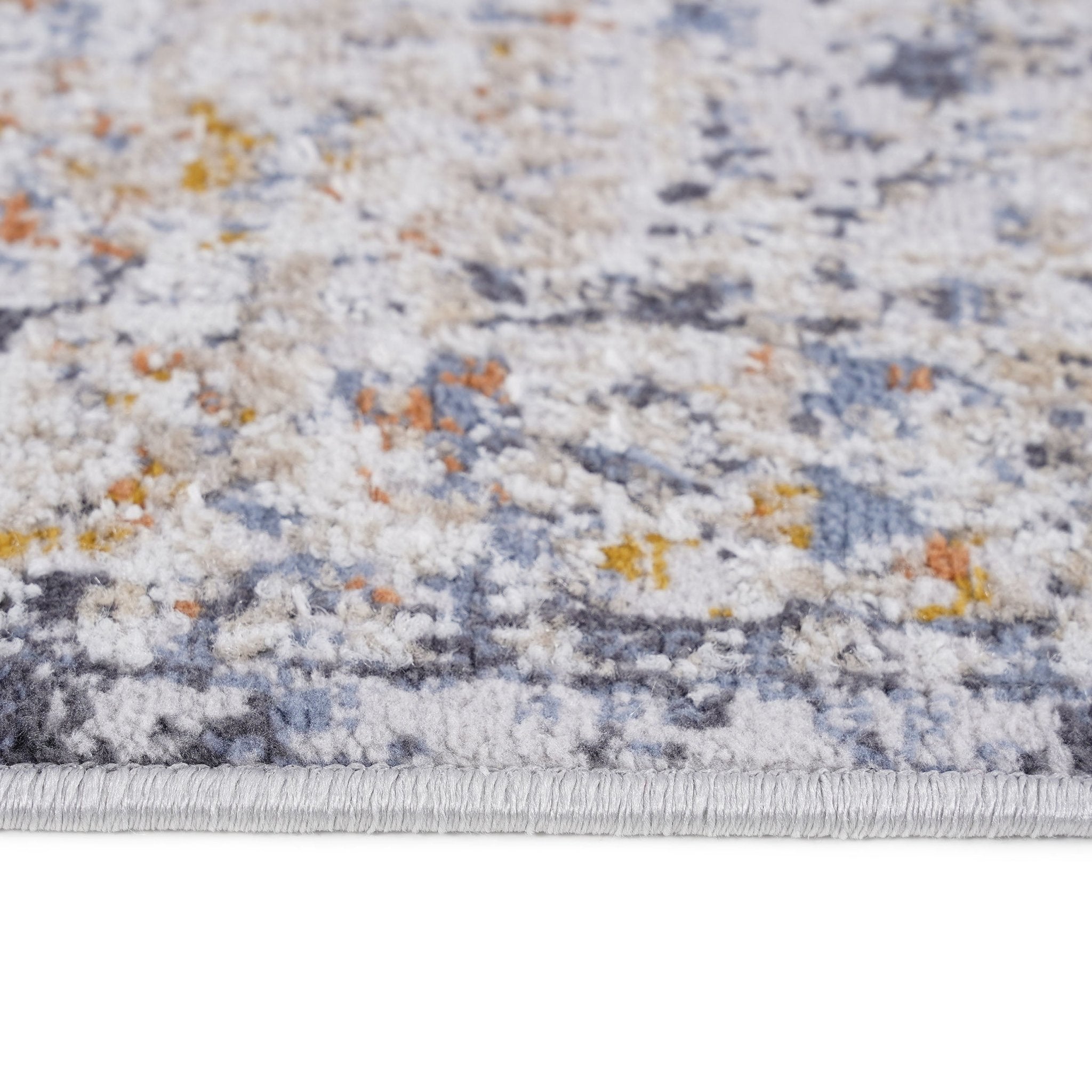 Payas Ivory - Grey Runner Rug Size 2'2'' x 8'