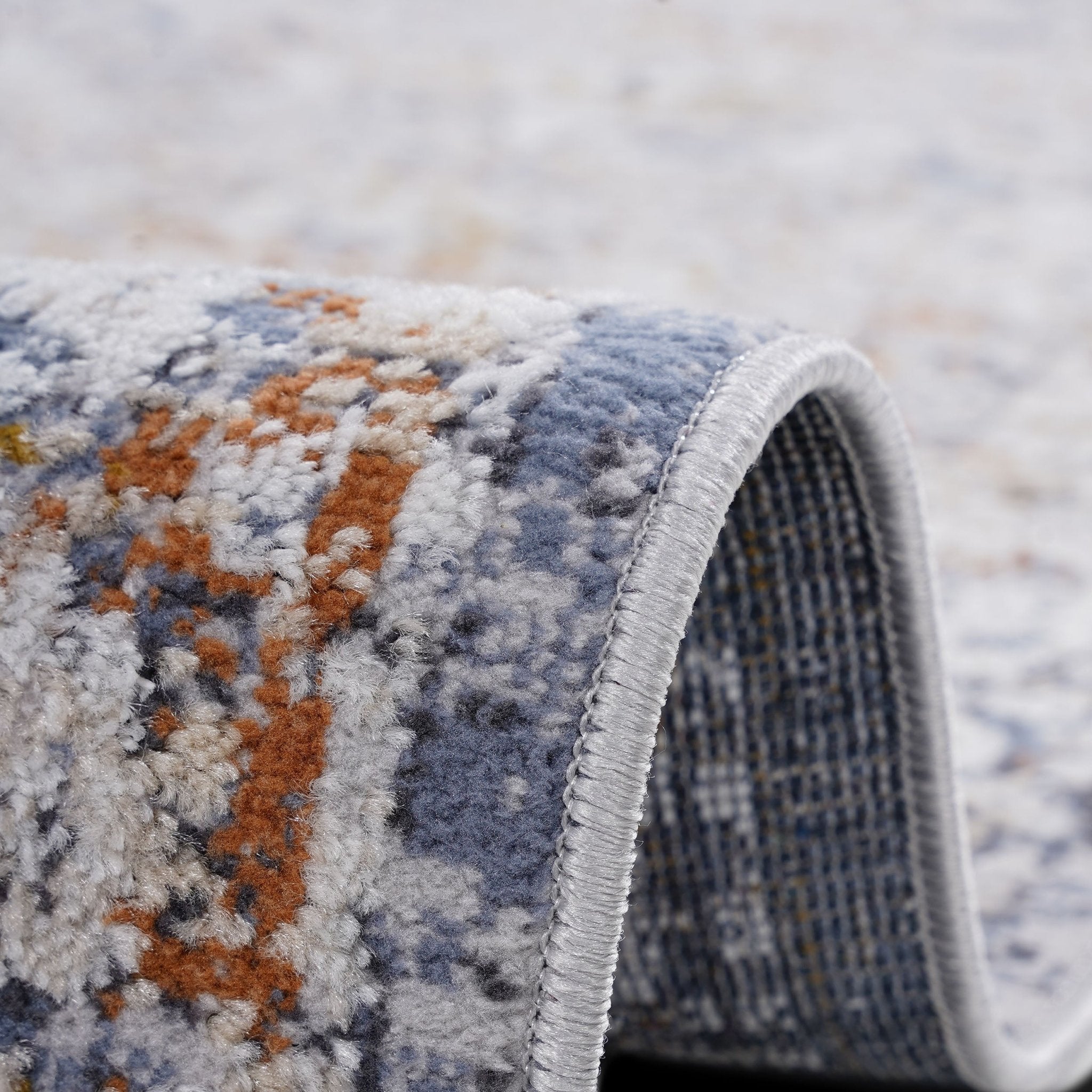 Payas Ivory - Grey Runner Rug Size 2'2'' x 8'