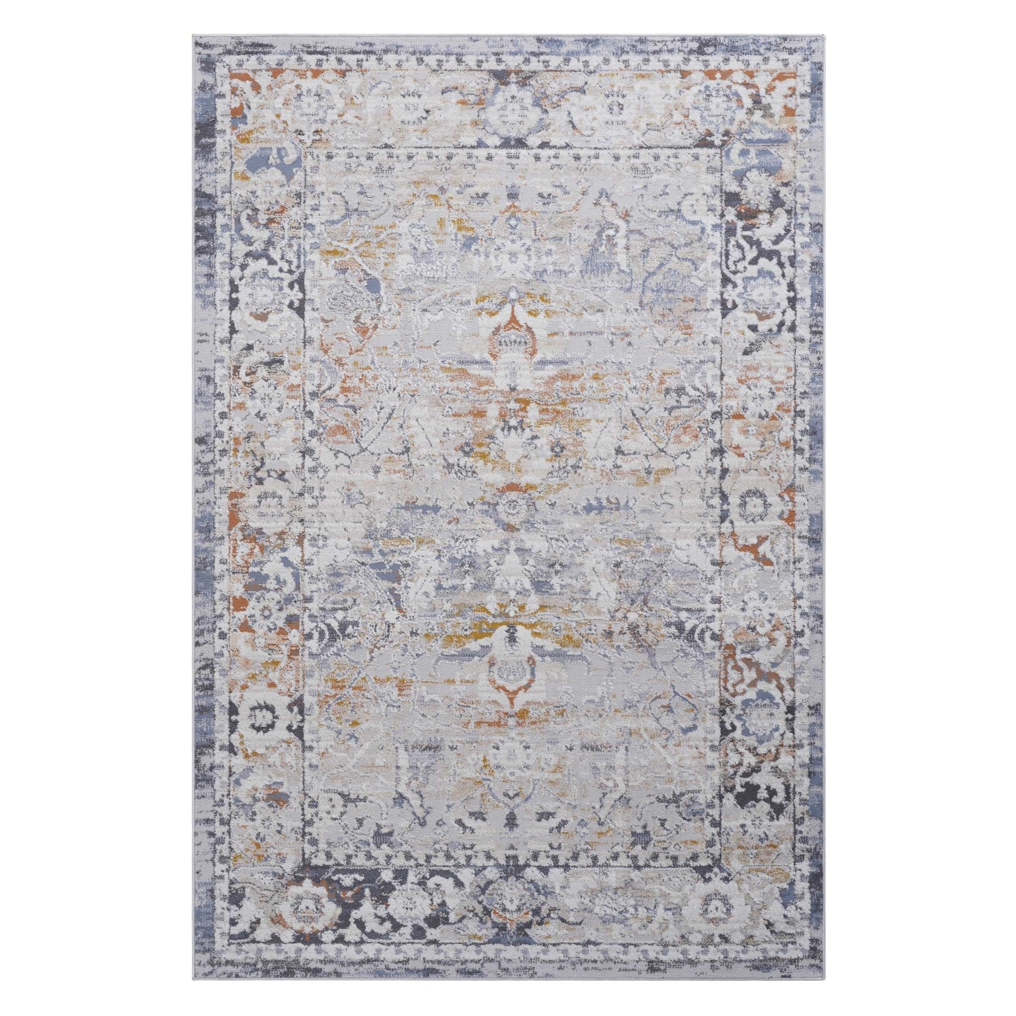 Payas Ivory - Grey Rug Size 6'7'' x 9'