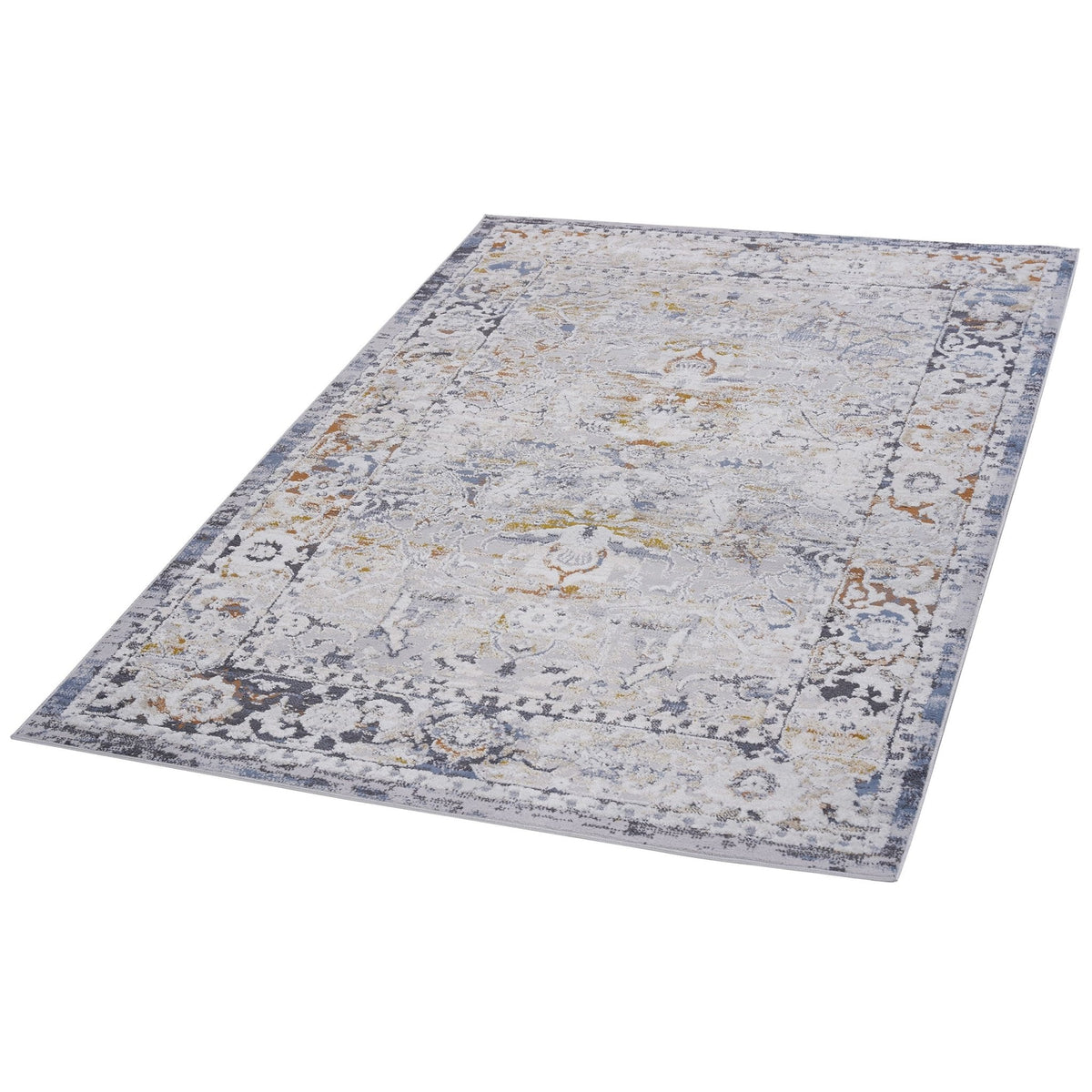 Payas Ivory - Grey Rug Size 6'7'' x 9'