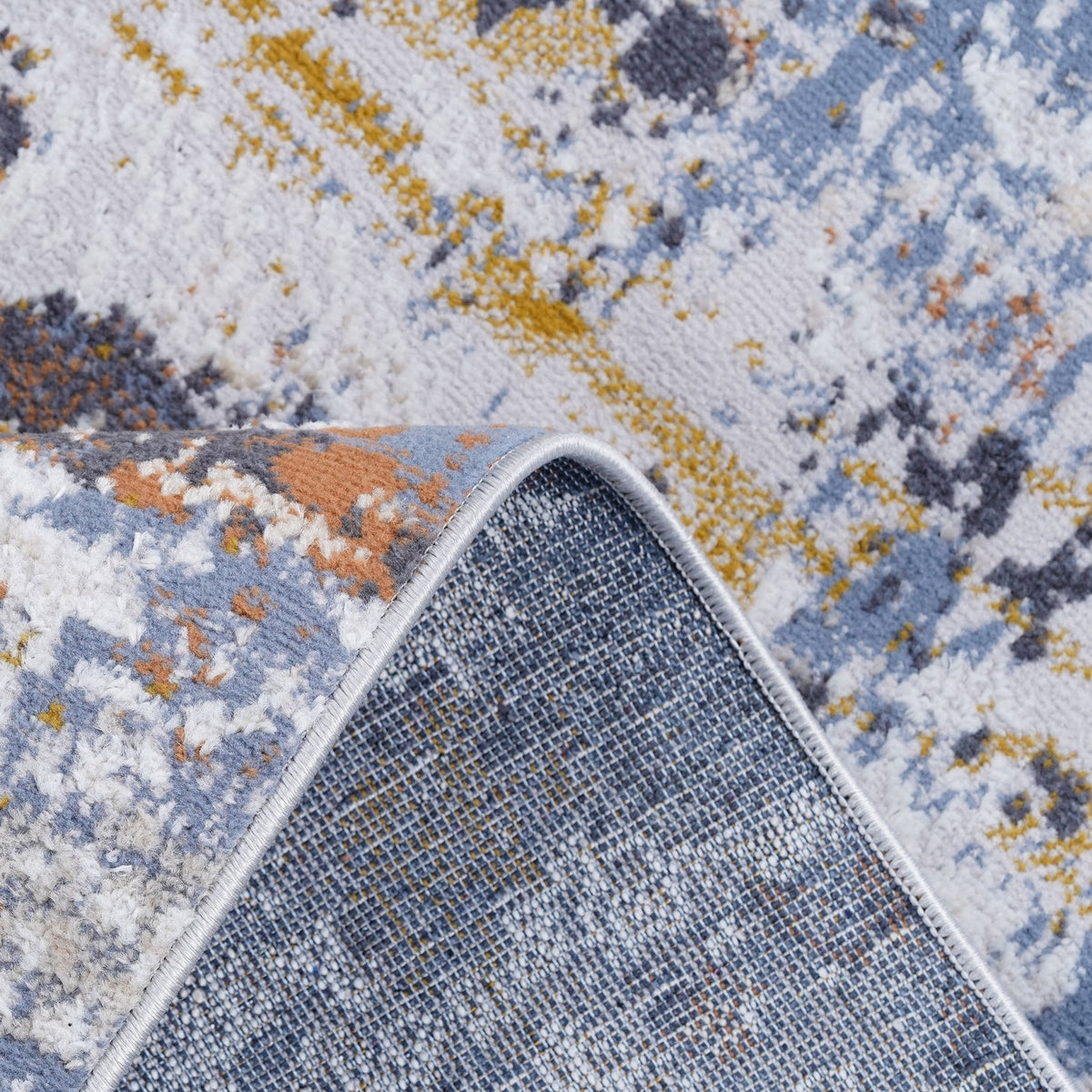 Payas Ivory - Blue Rug Size 6'7'' x 9'