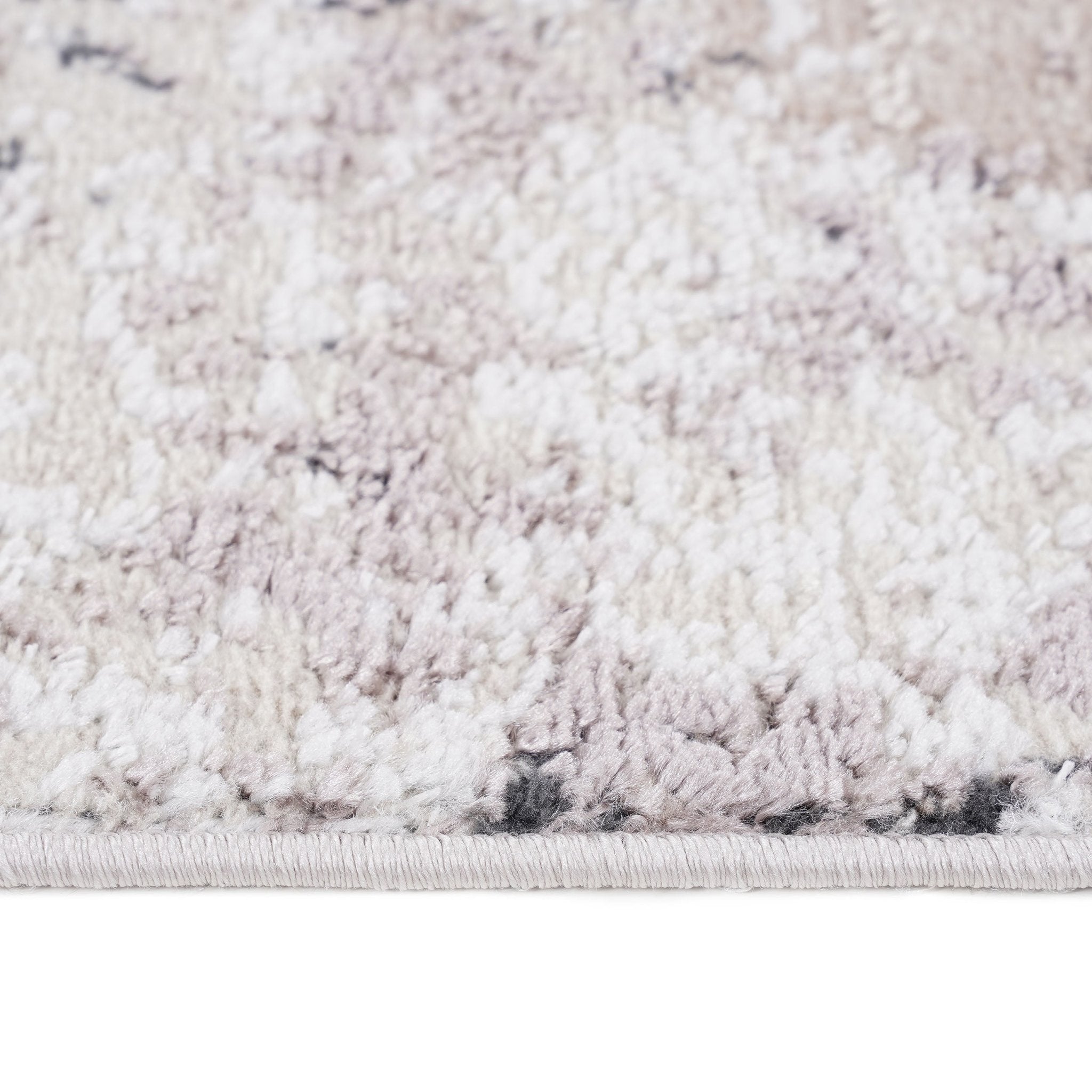 Payas Cream-Brown Runner Rug Size 2'2'' x 8'