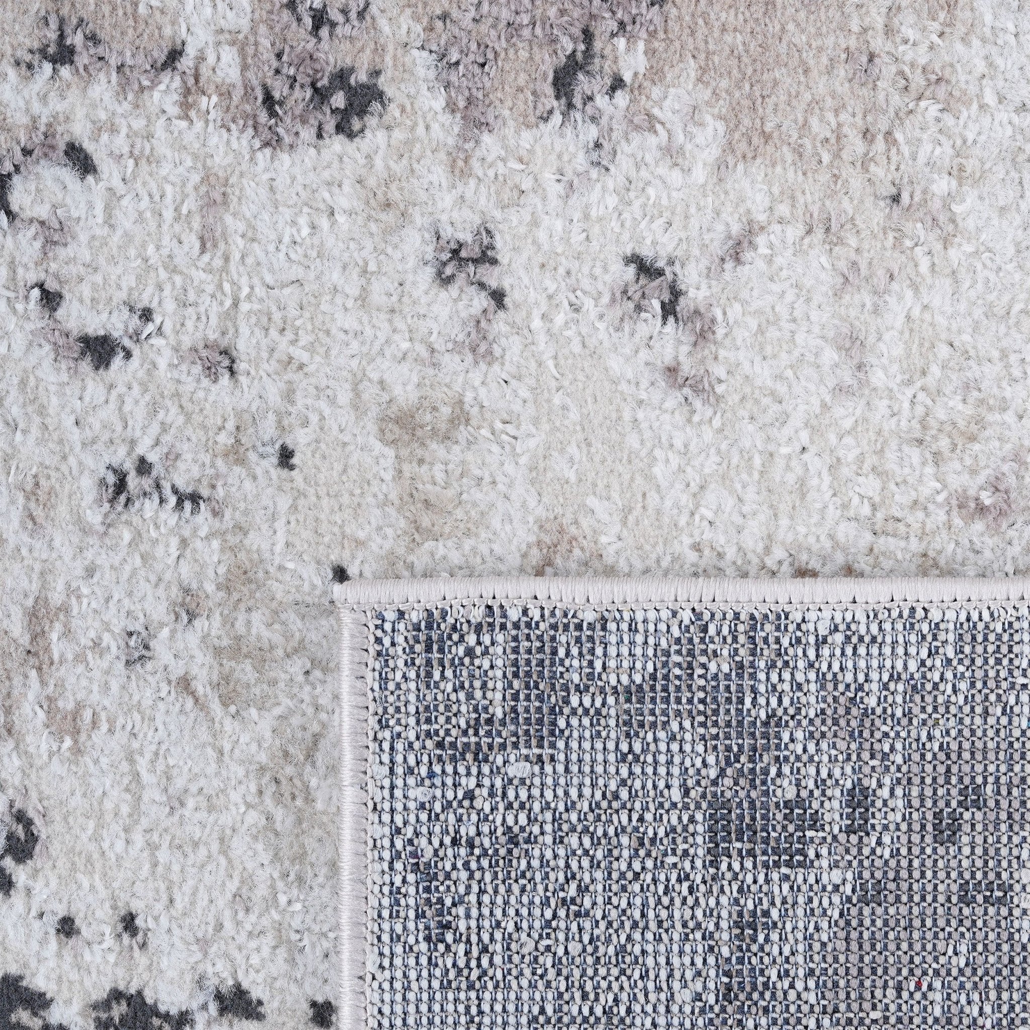 Payas Cream Brown Rug Size 6'7'' x 9'