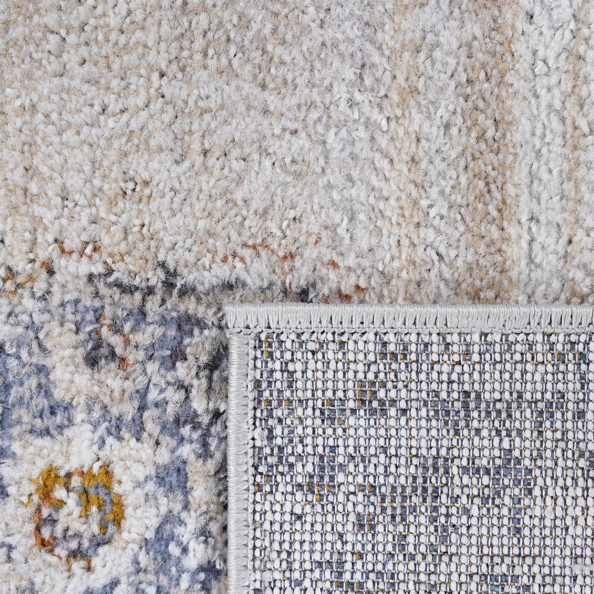 Payas Cream-Gold Runner Rug Size 2'2'' x 8'