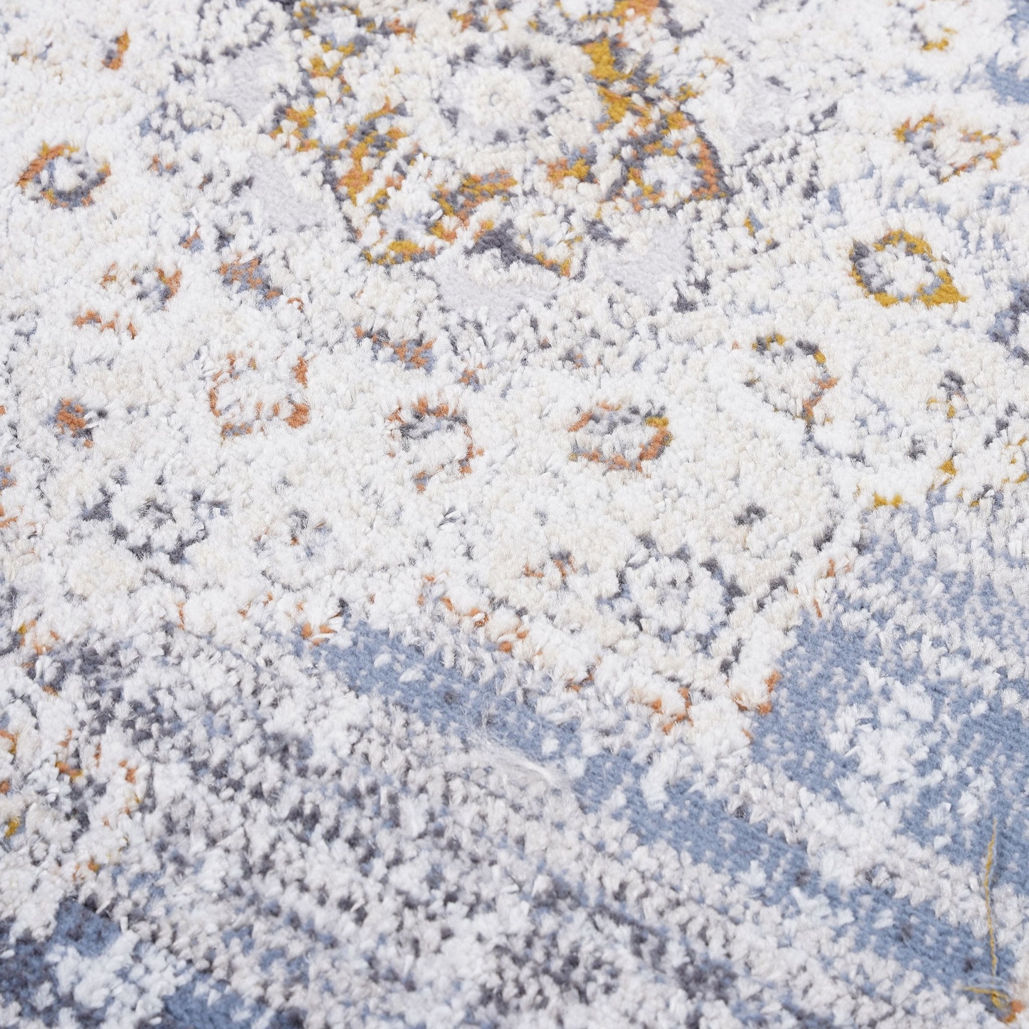 Payas Cream-Gold Runner Rug Size 2'2'' x 8'