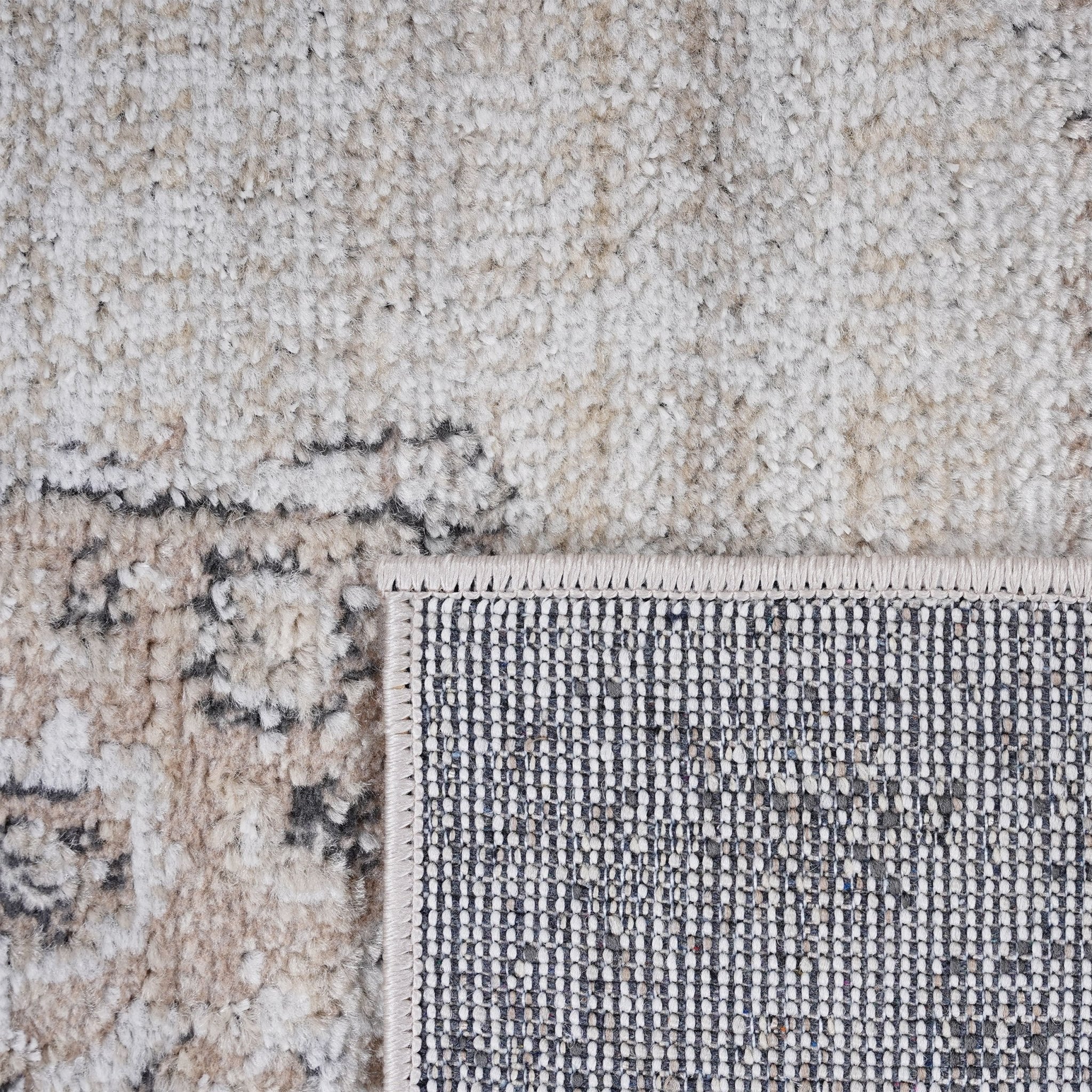 Payas Cream-Beige Runnner Rug Size 2'2'' x 8'