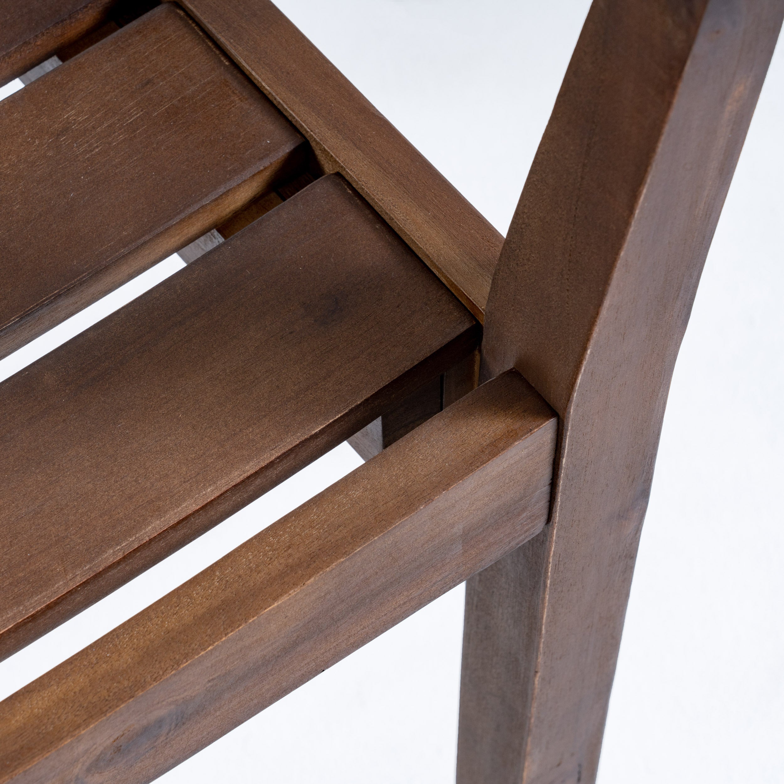 Stamford Outdoor Dining Chair Set Acacia Wood - Dark Brown