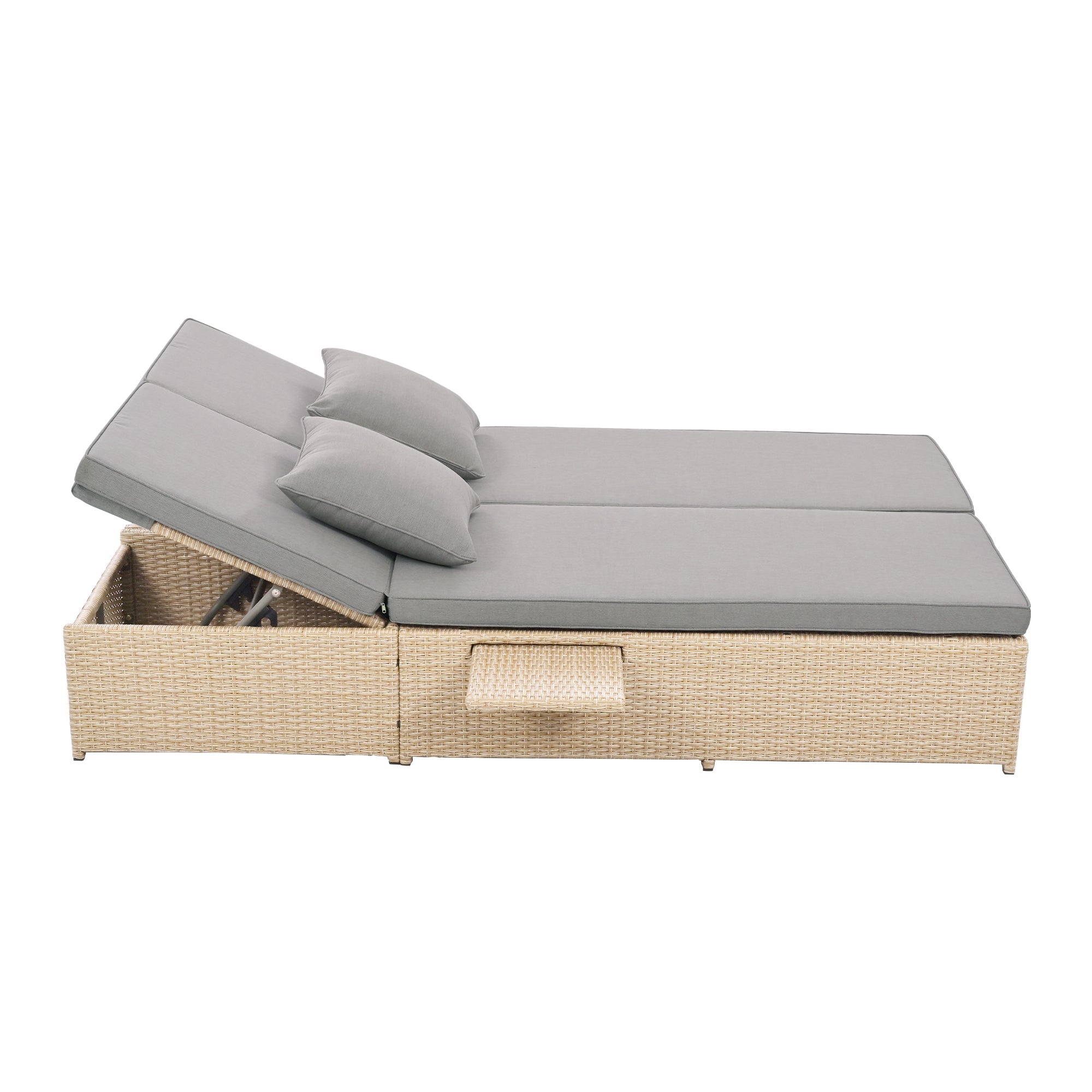 Topmax Outdoor Furniture Adjustable Back - Brown