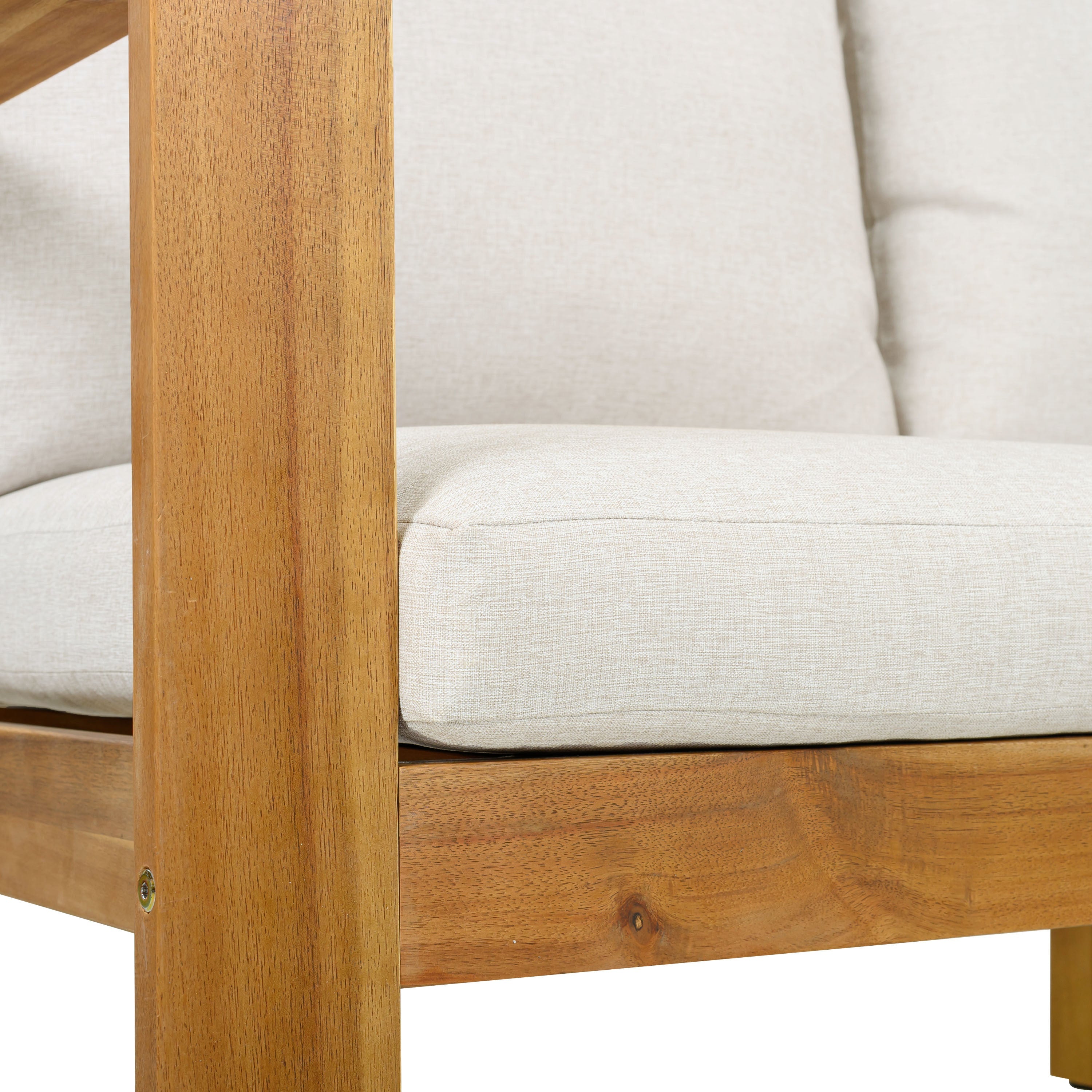 Pcs Outdoor Sectional Set Acacia Wood