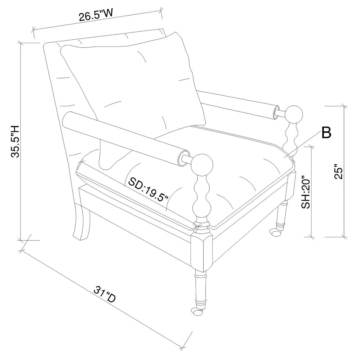 Dempsy Accent Chairs