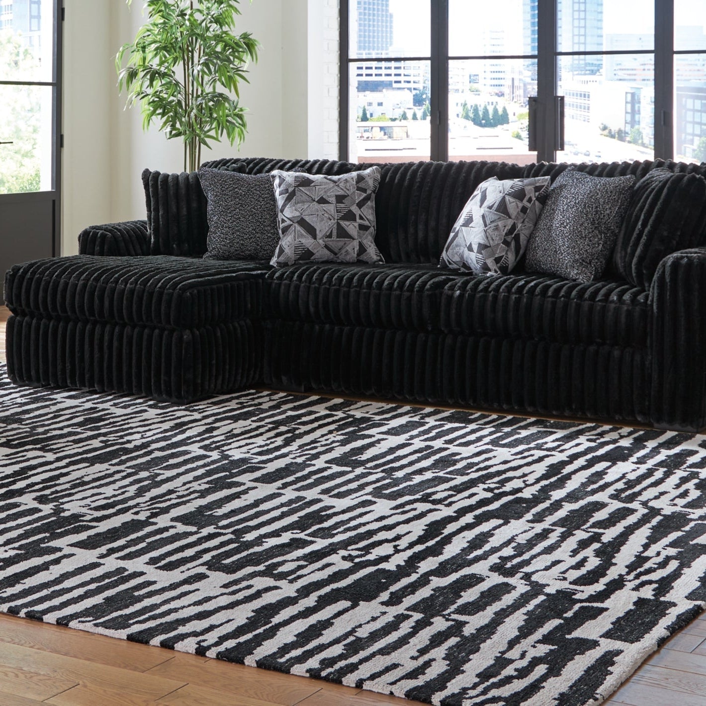 Midnight-Madness 2-Piece Sectional with Left Chaise