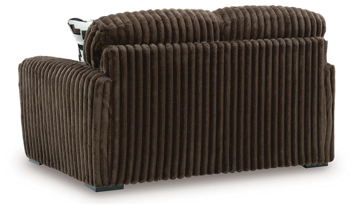 Midnight-Madness Stationary Loveseat by Ashley - image 4