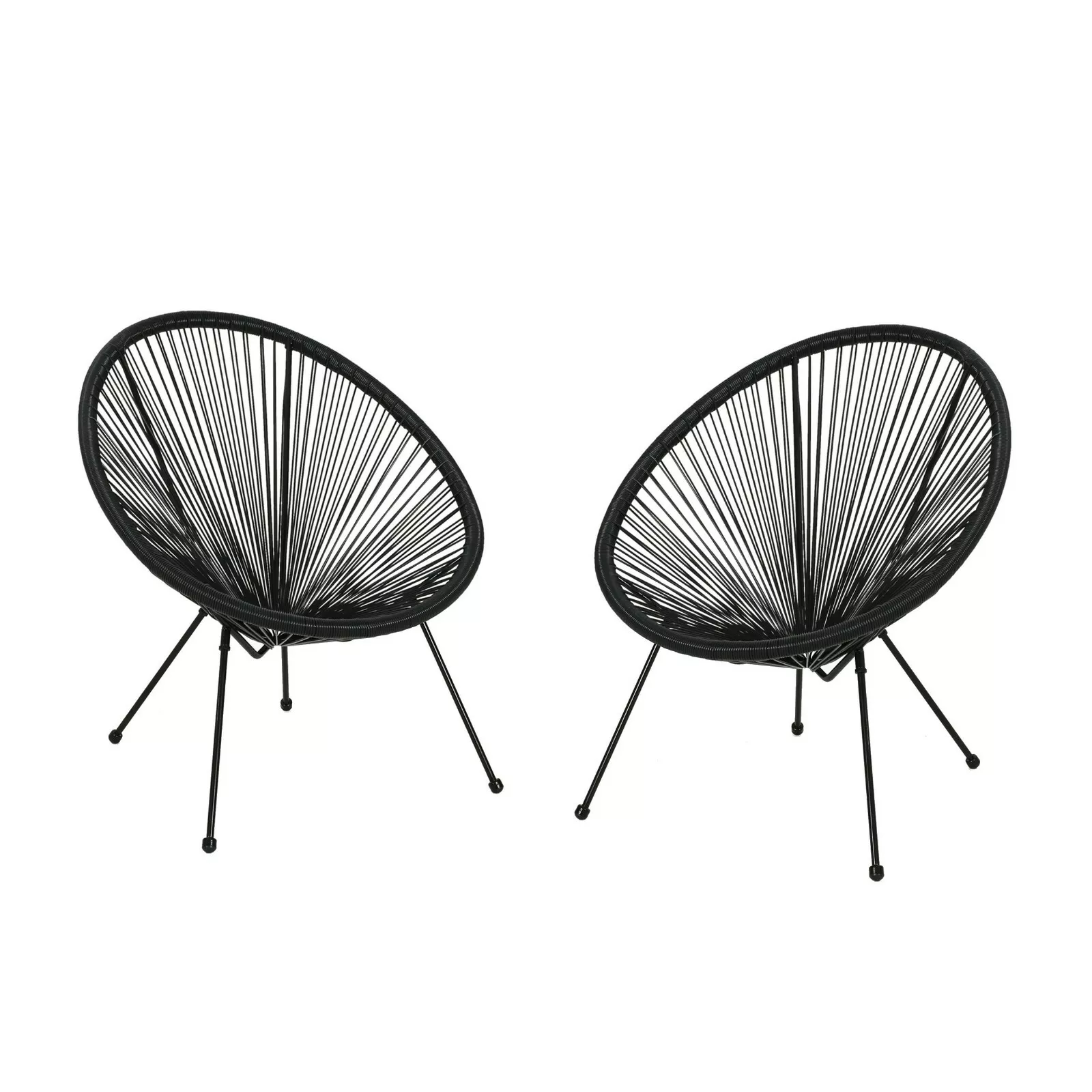 ANSON CHAIR (SET OF 2) - BLACK