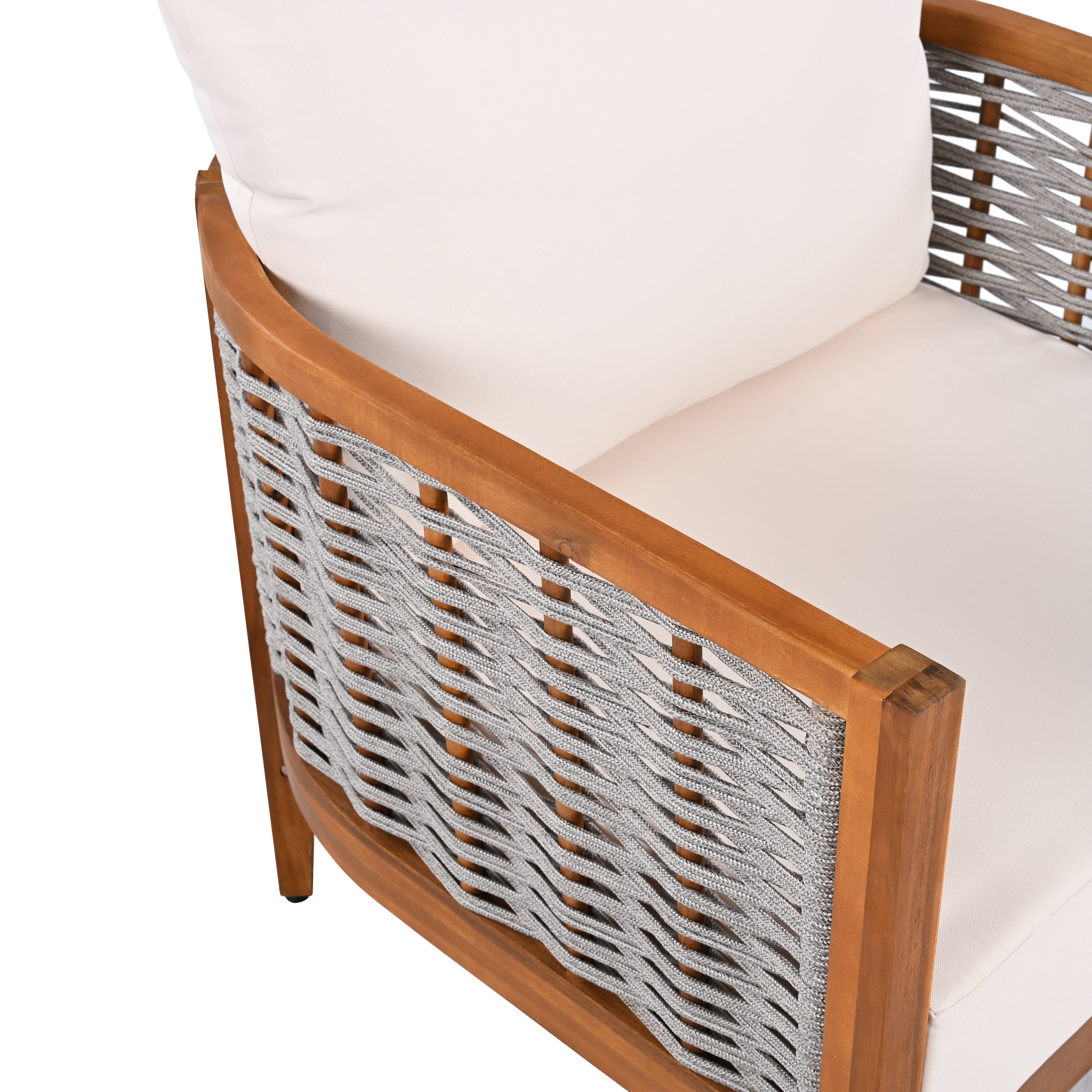 Unique Outdoor Furniture Cushioned Seating - Teak