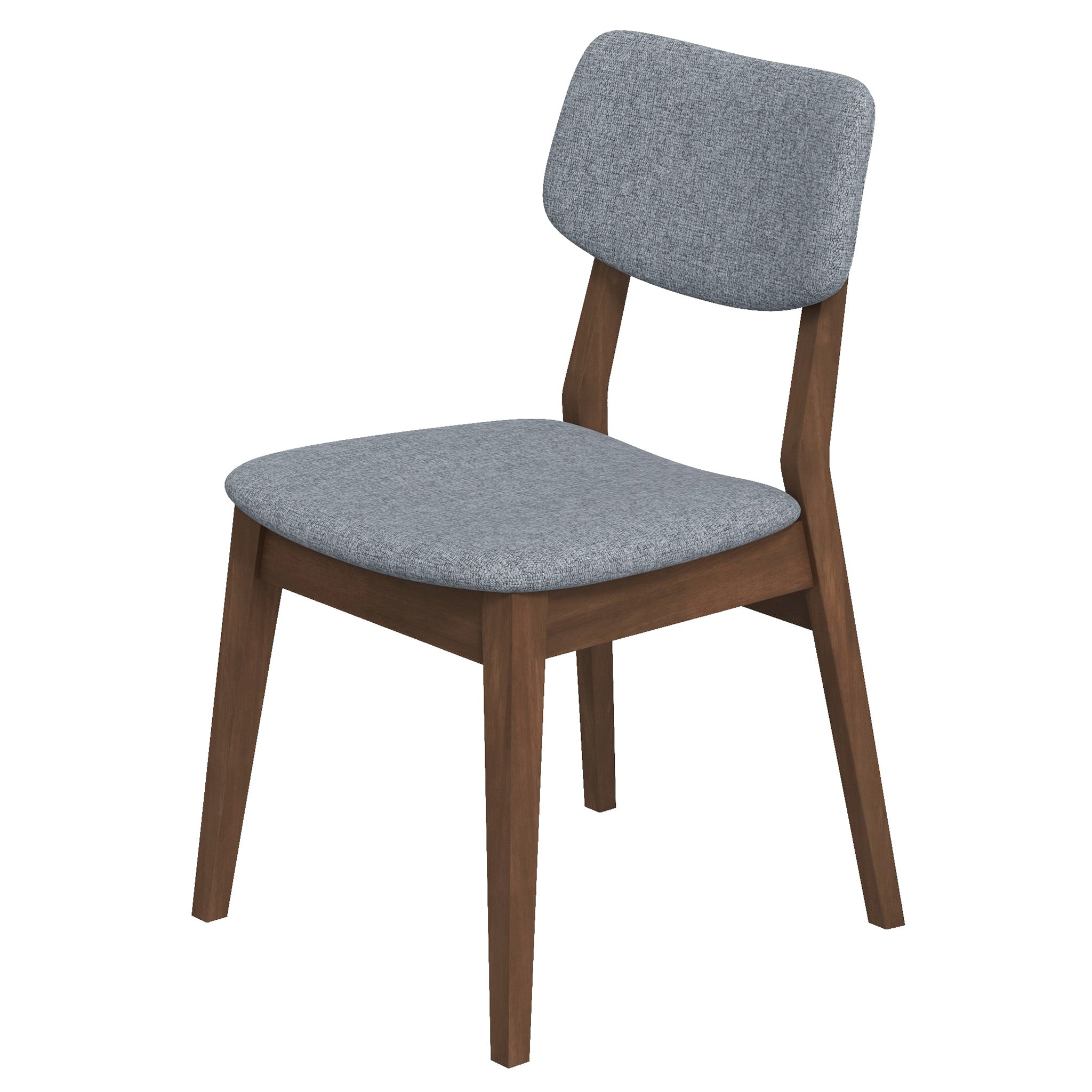 Abbott Dark Grey Fabric Dining Chair Set of 2