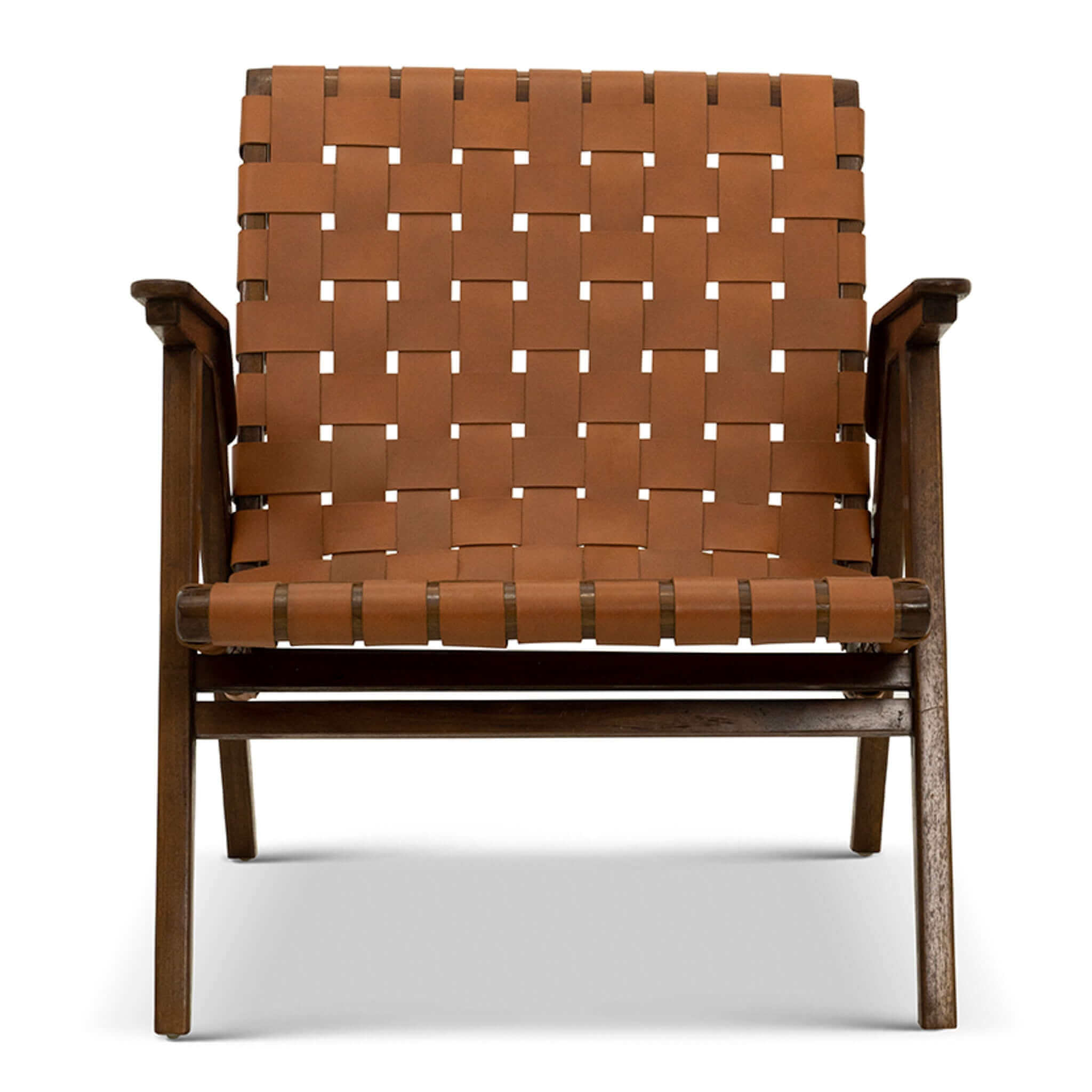 Albany Strap Leather Lounge Chair