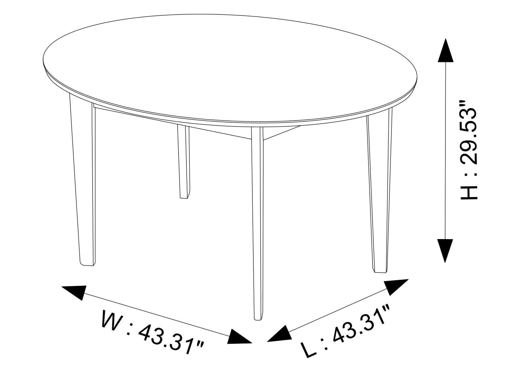 Aliana Dining Table (White)