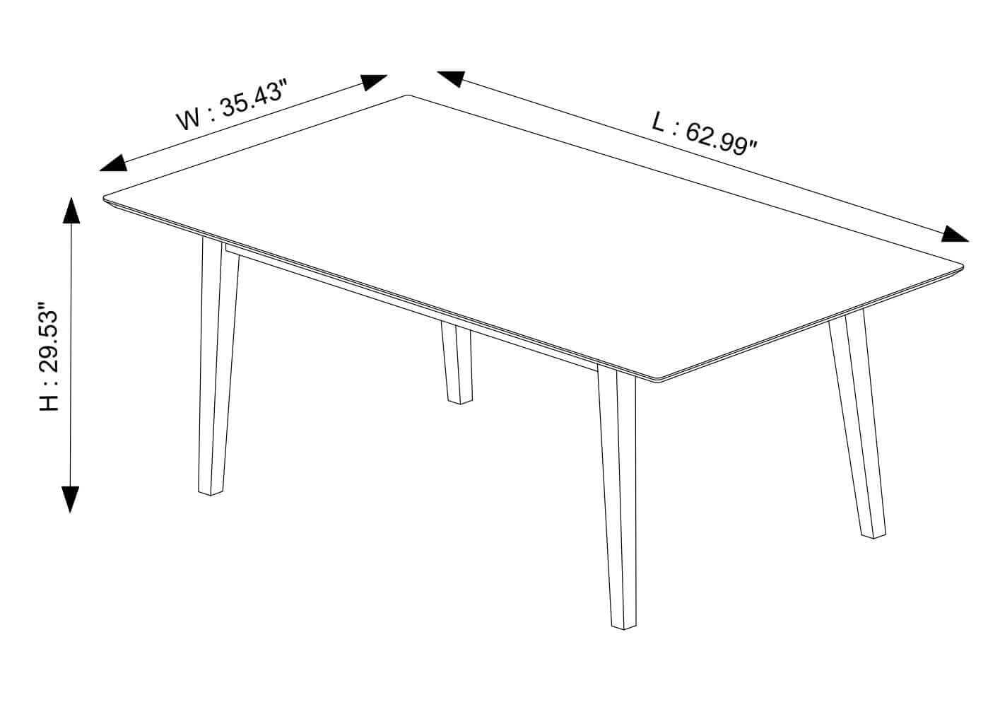 Peter Dining Table Large