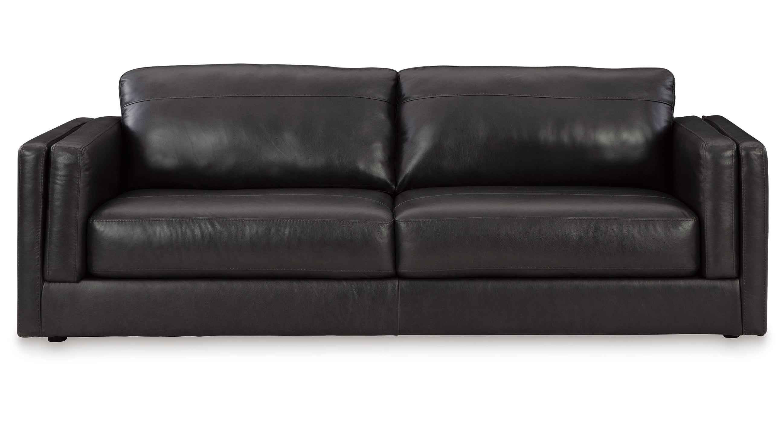Amiata Leather Sofa - Natural