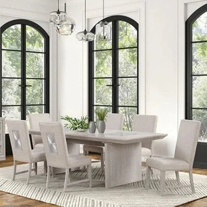 Argenthart Light Gray Dining Table