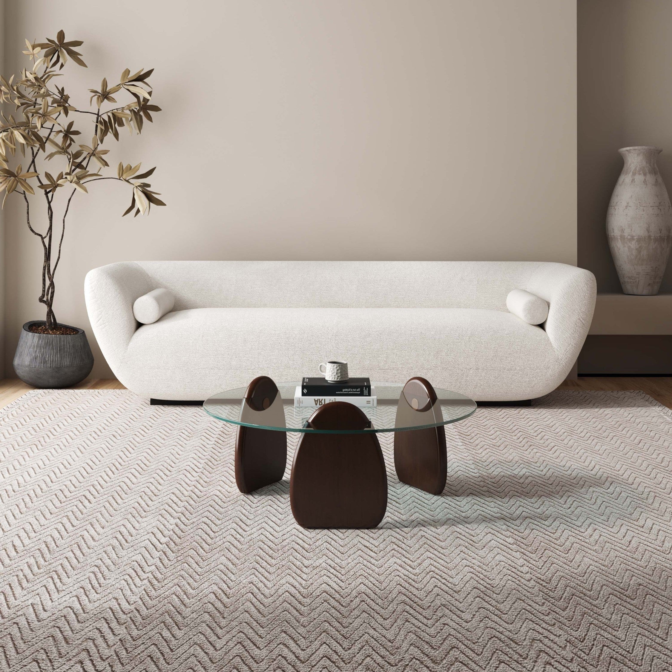Artesia Coffee Table in Dark Walnut