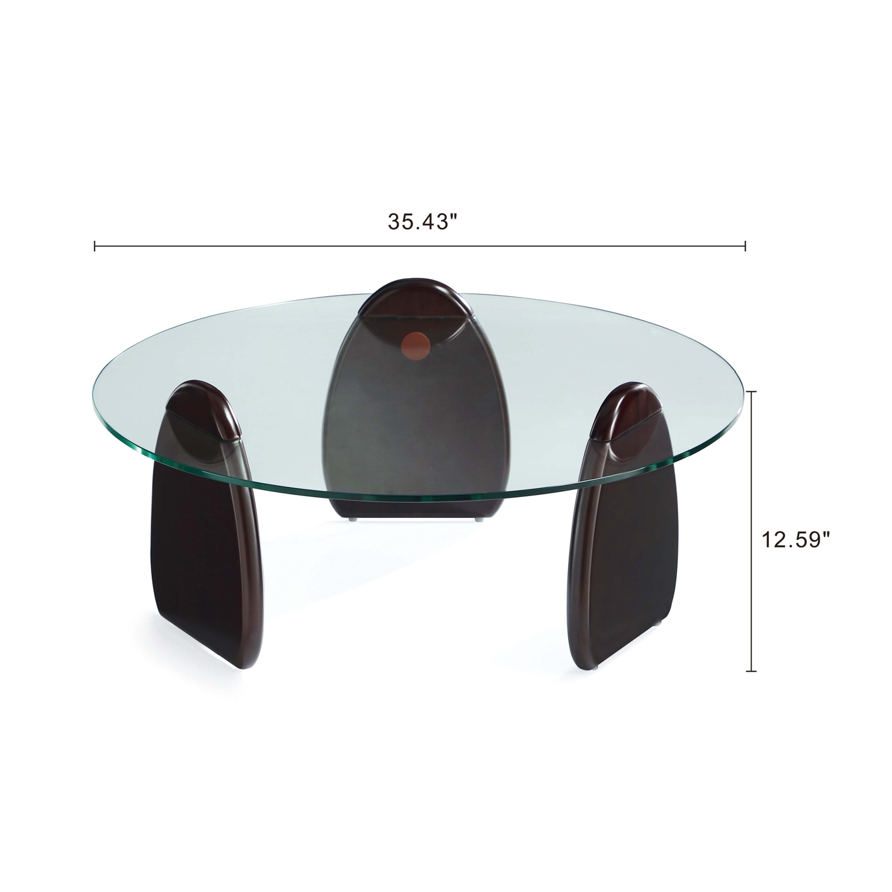 Artesia Coffee Table in Dark Walnut