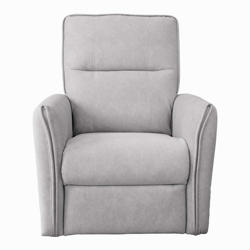 Ashland Grey Suede Recliner Chair