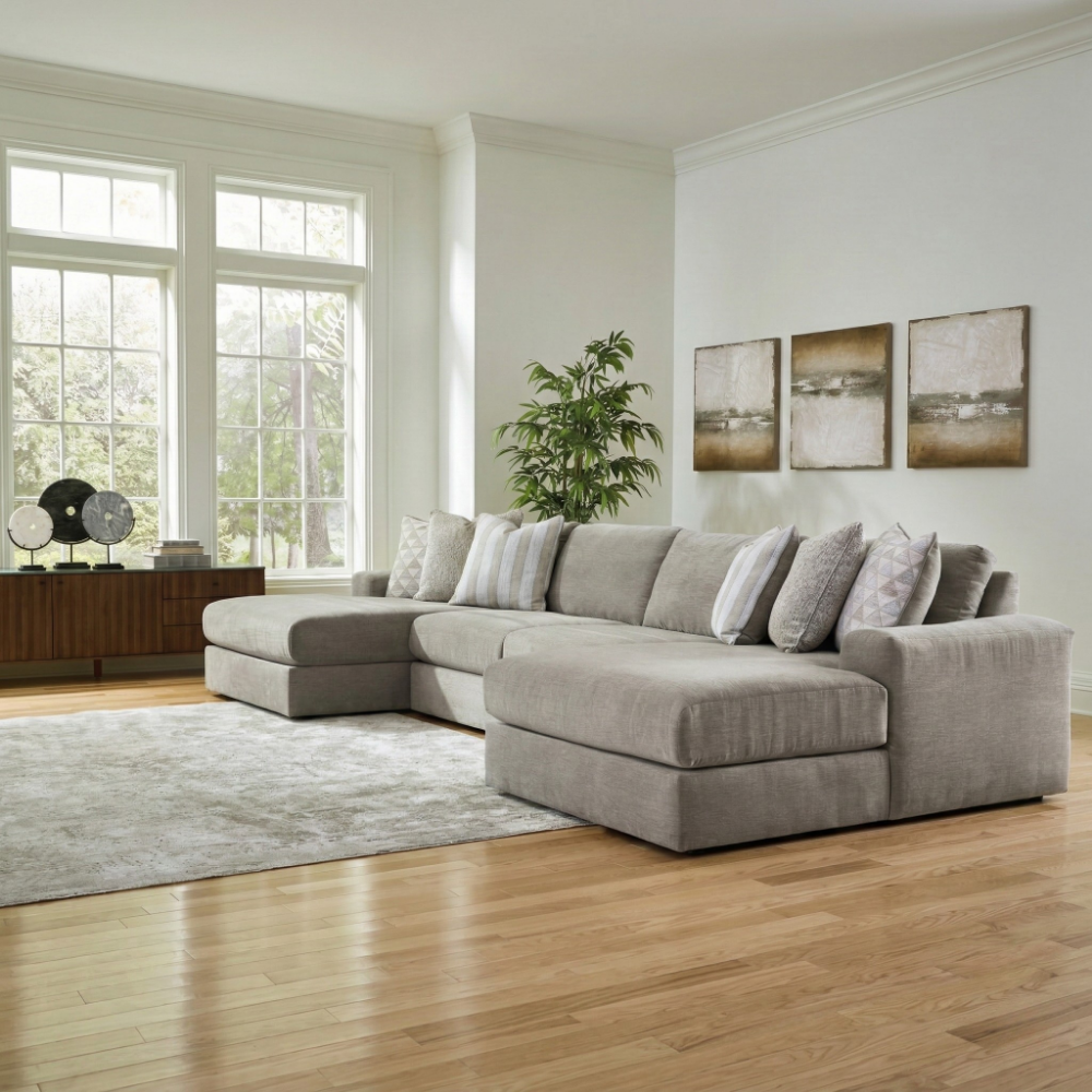 Avaliyah 4-Piece Double Chaise Sectional