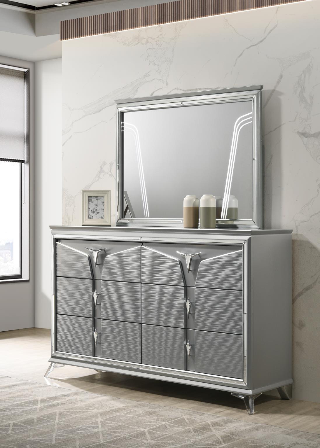 Olive Silver Bedroom Collection