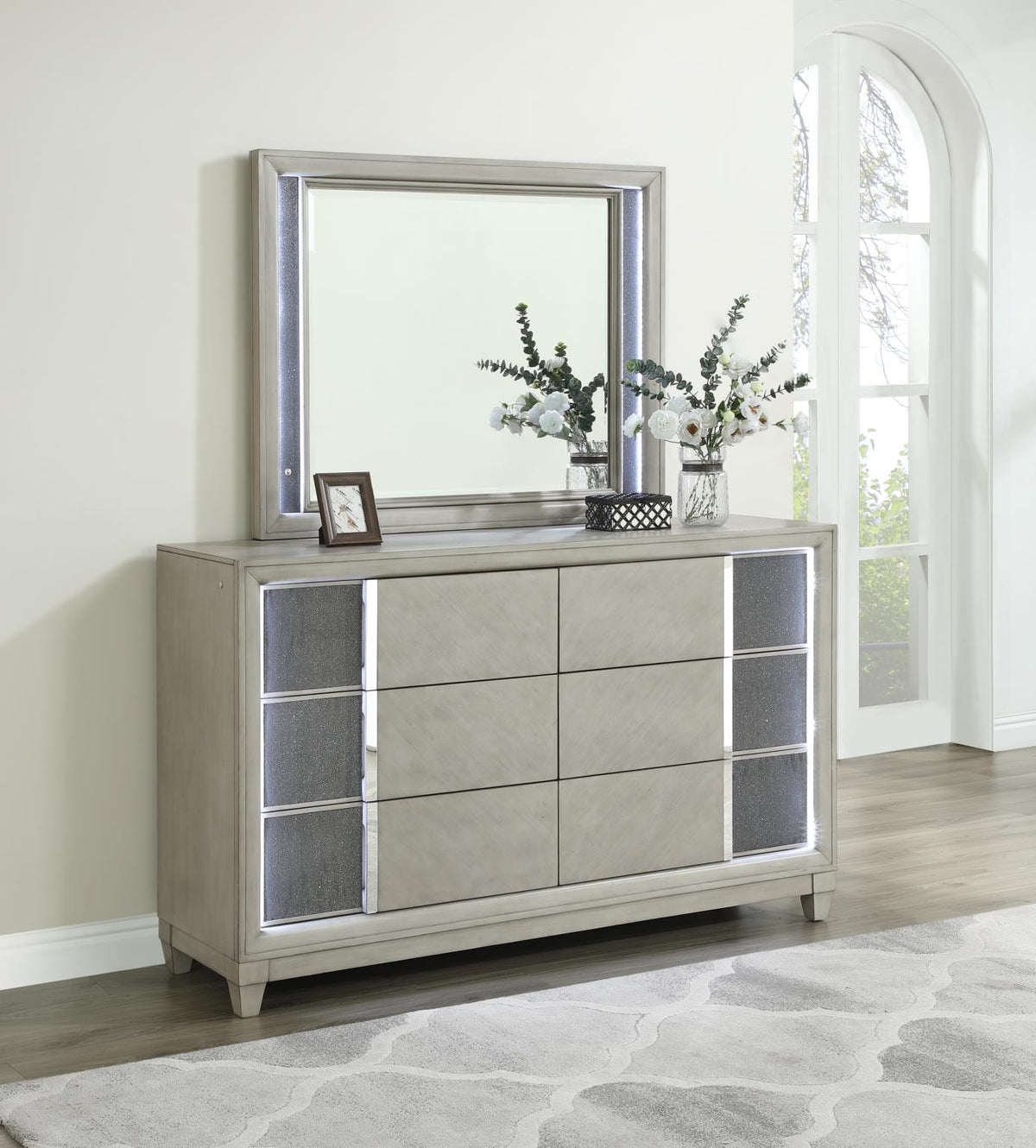 Gray Panel Bedroom Collection
