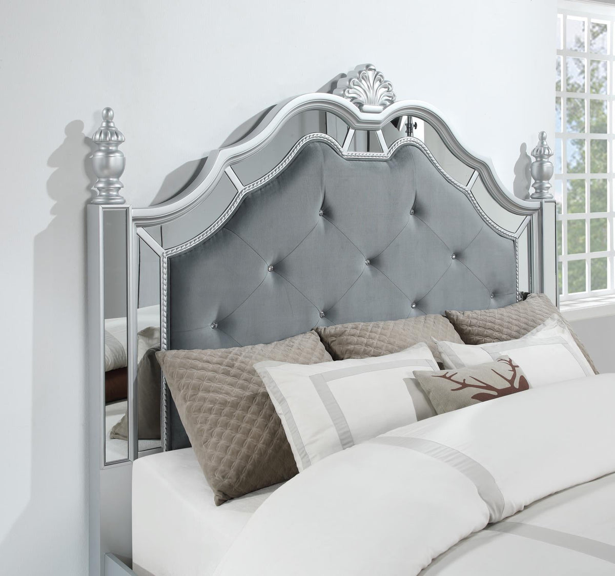 Gray Contemporary Bedroom Collection