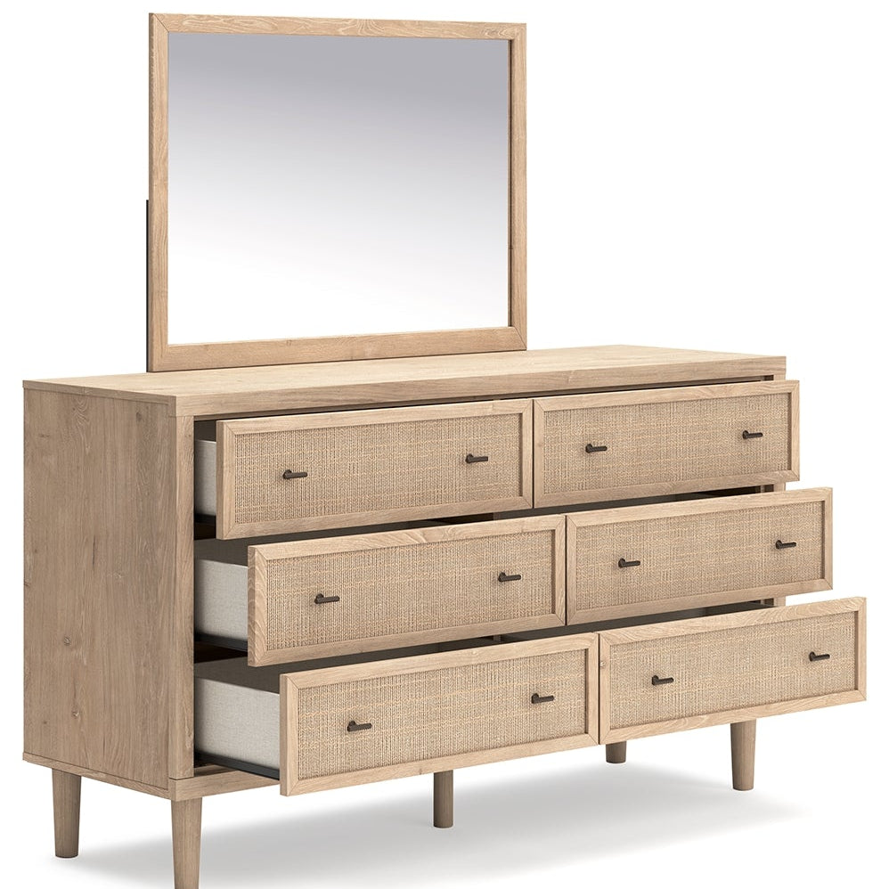 Cielden Queen Panel Headboard, Dresser and Mirror