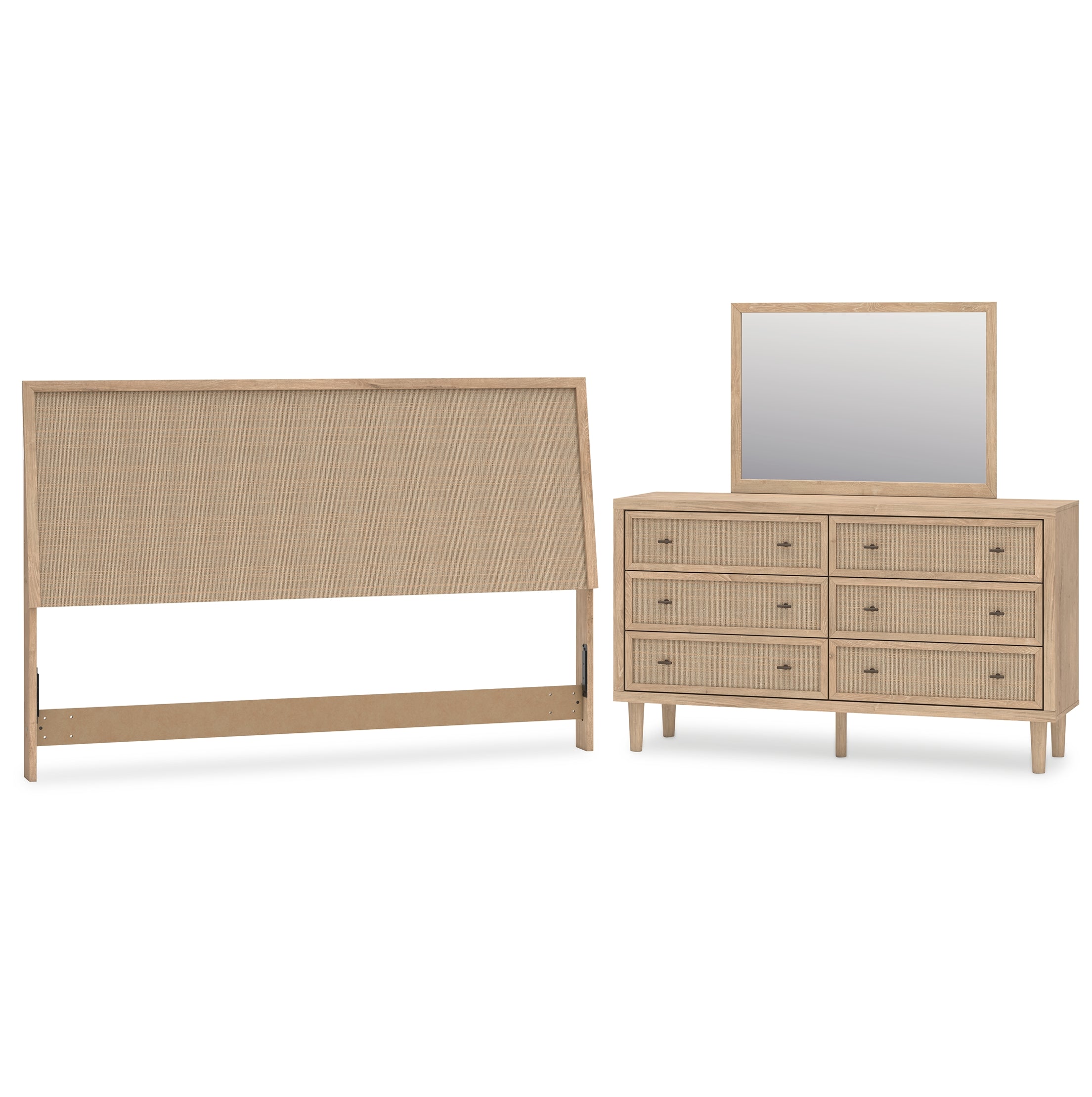 Cielden King Panel Headboard, Dresser and Mirror