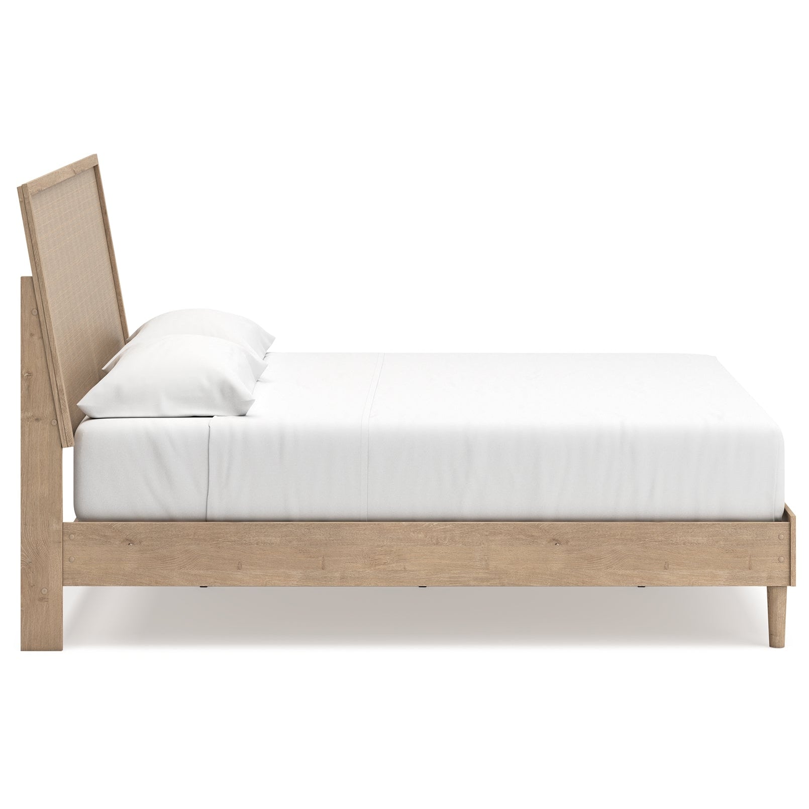 Cielden King Panel Bed with Mirrored Dresser and Chest