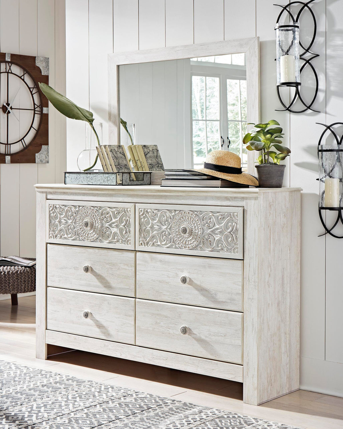 Paxberry Dresser with Mirrors