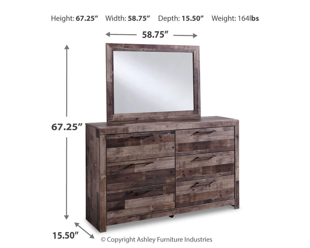 Derekson Dresser with Mirrors
