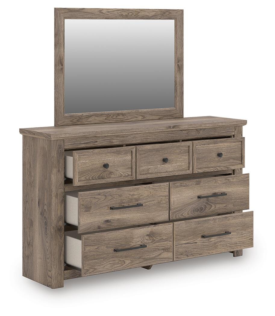 Rusticott Dresser with Mirrors
