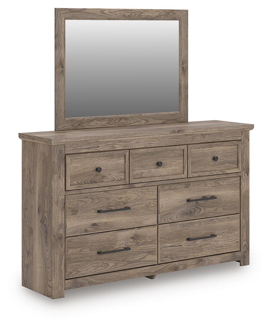 Rusticott Dresser with Mirrors