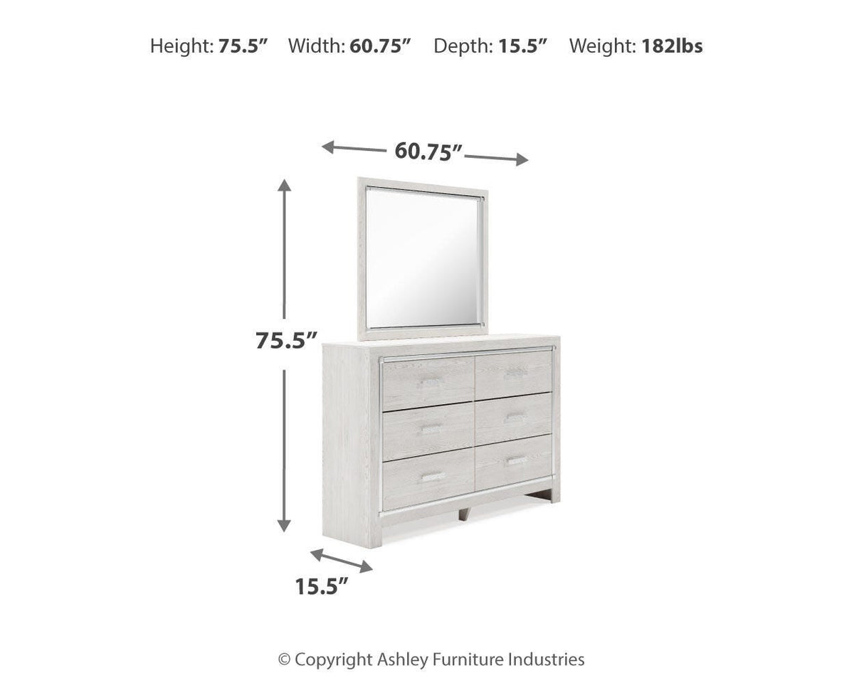 Altyra Dresser with Mirrors
