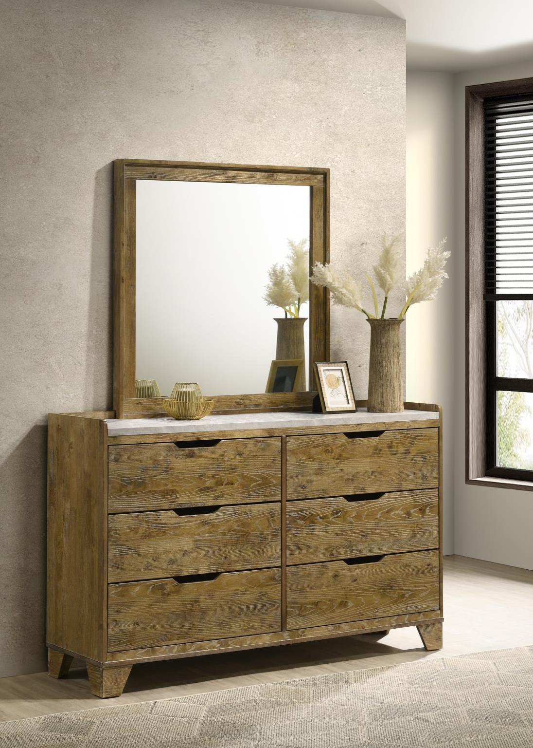 Light Aspen Oak Bedroom Collection