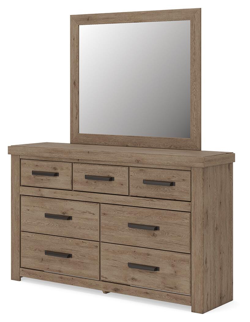 Oliandon Dresser with Mirrors