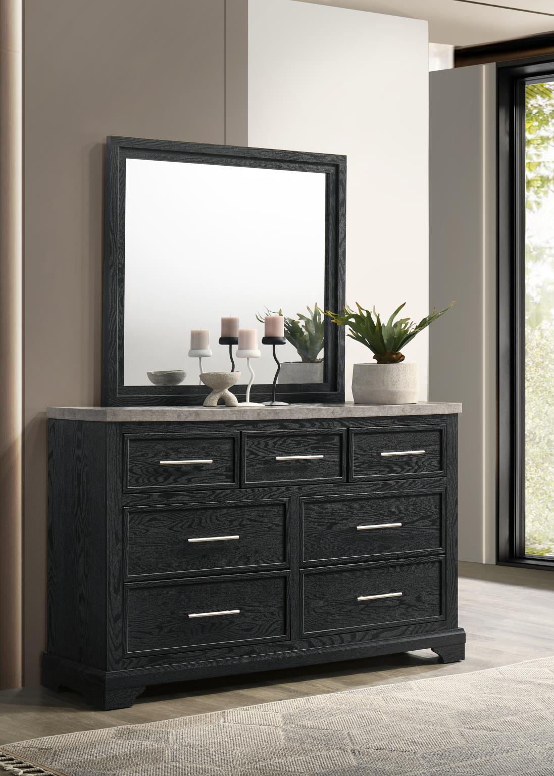 Black Contemporary Bedroom Collection