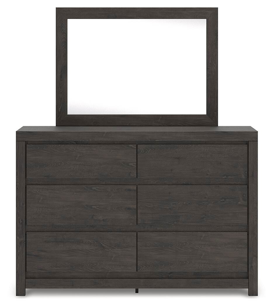 Fraluna Dresser with Mirrors