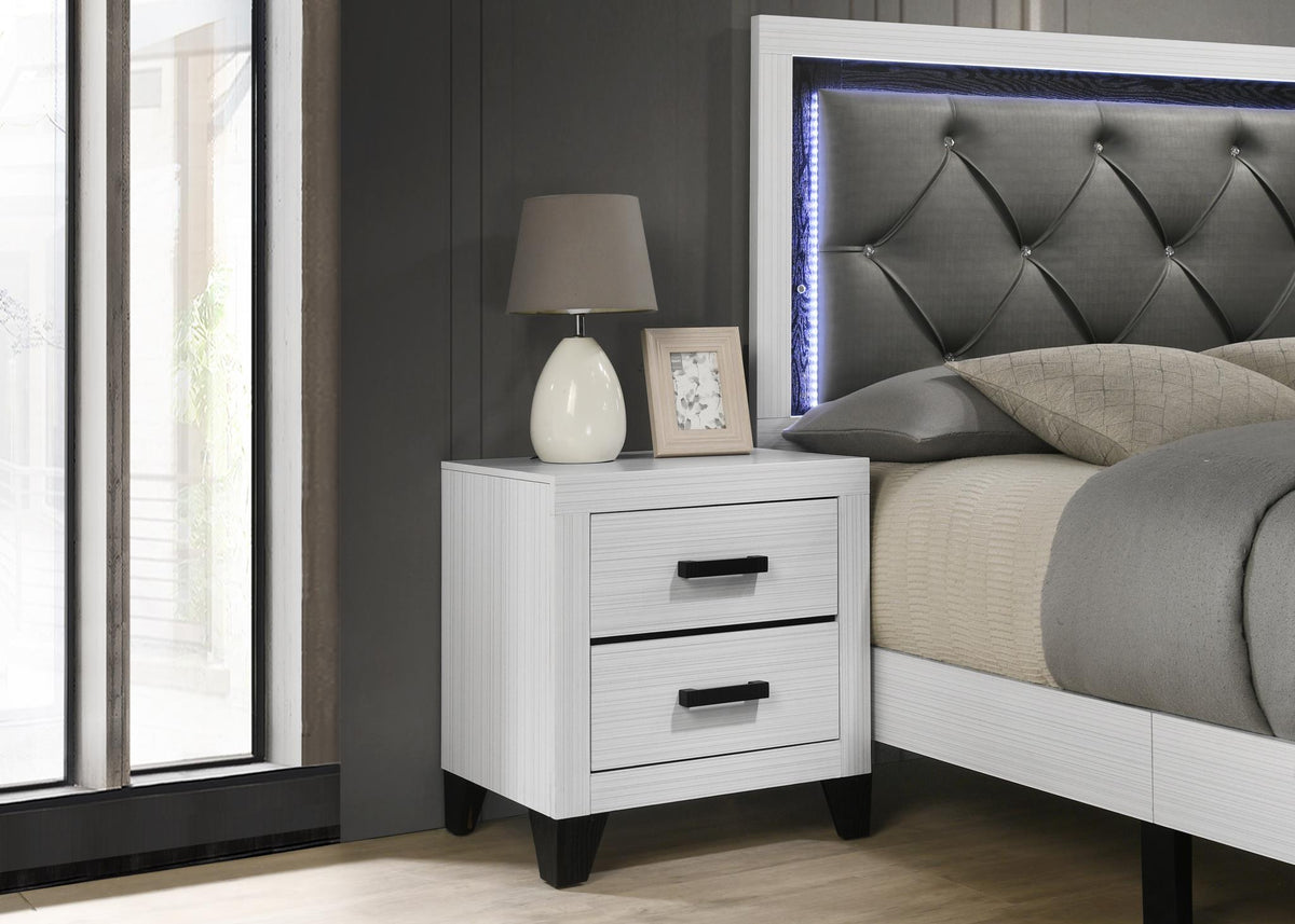 White LED Bedroom Collection (All Sizes)