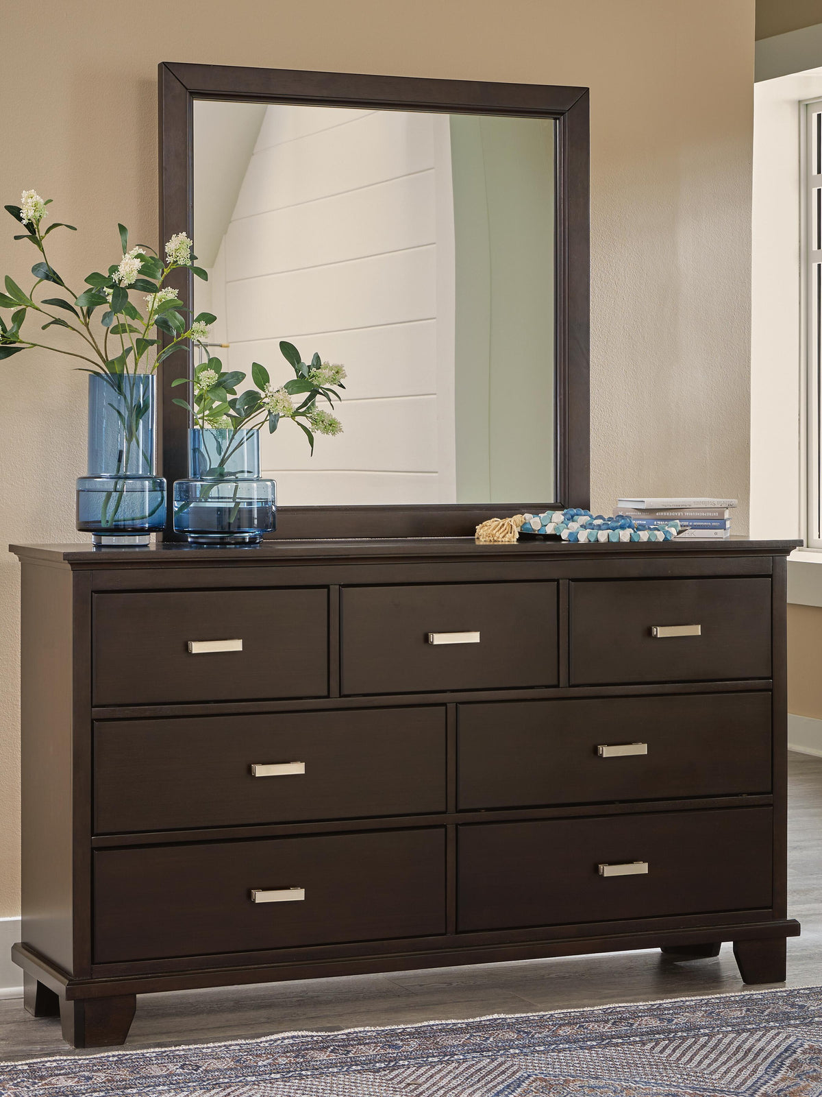 Covetown Dresser with Mirrors