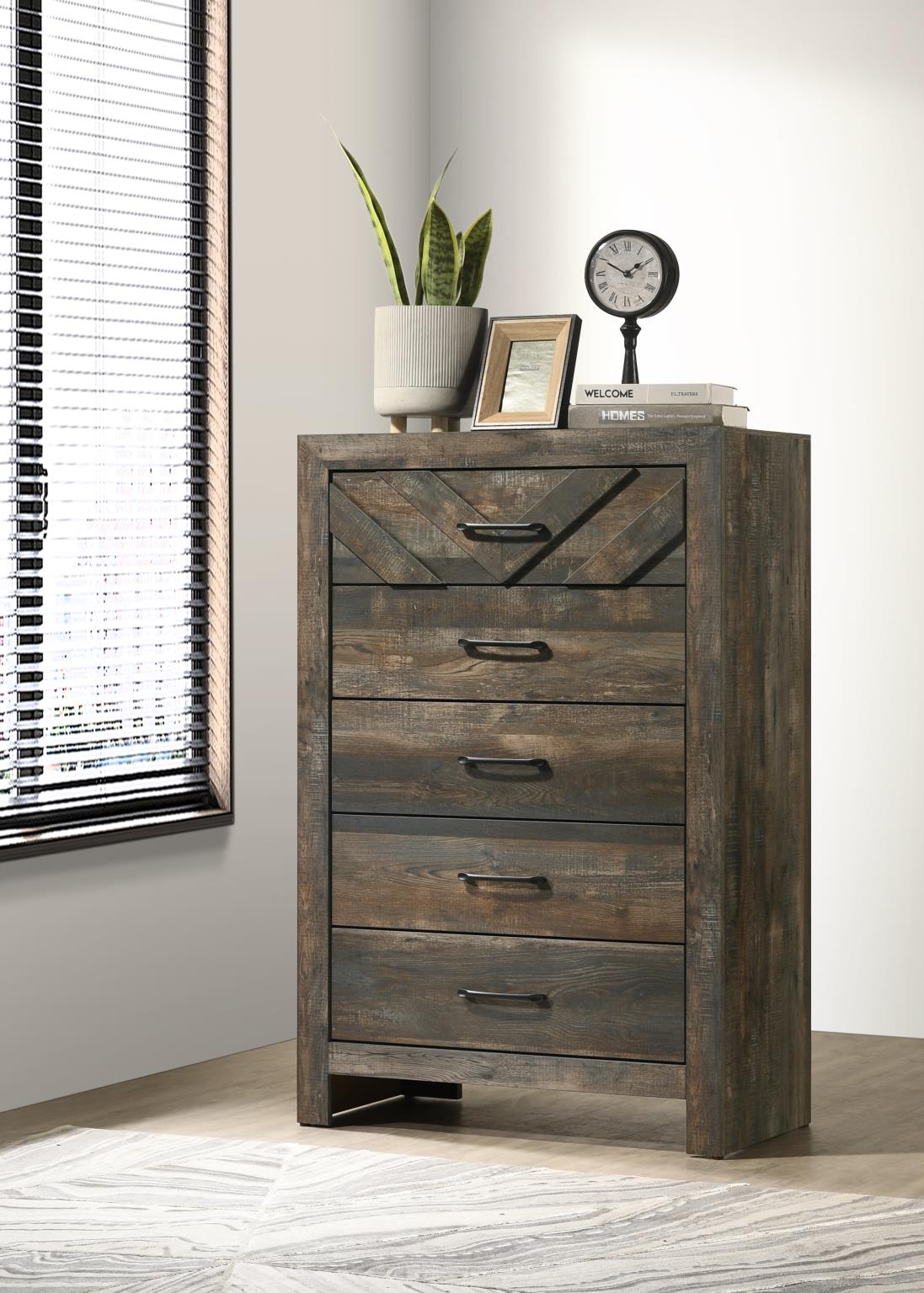 Antique Brown Bedroom Collection
